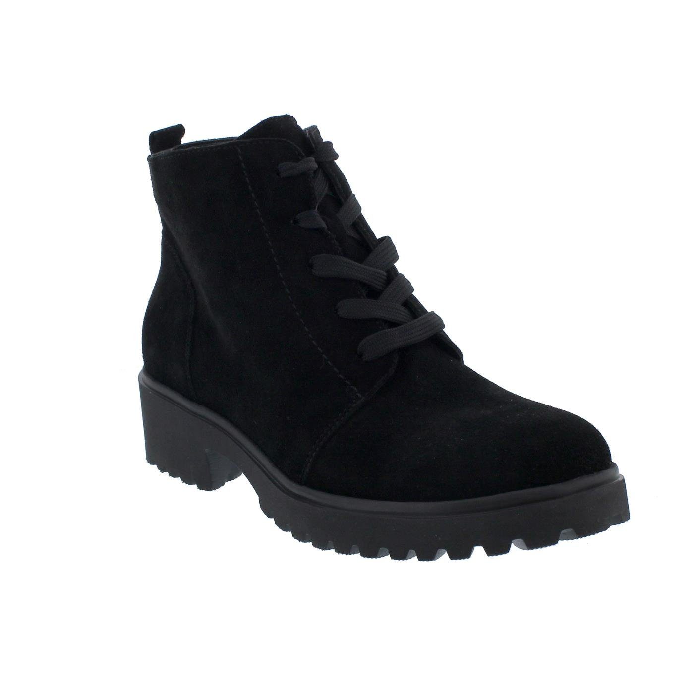 Waldläufer Waldläufer H-Luise Bootie, Order - Velourleder, schwarz, Schnür. günstig online kaufen