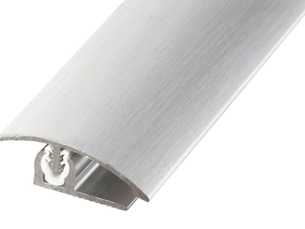 PROLINE Abschlussprofil Abschlussprofil PROVARIOclip Universal Aluminium eloxiert Silber gebür