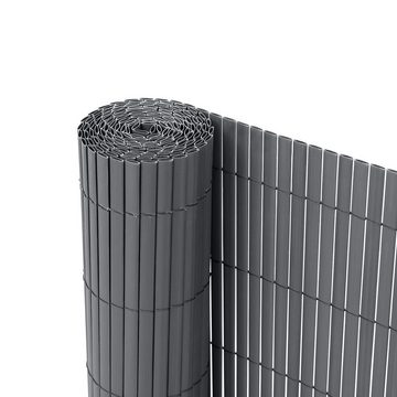 Ribelli Balkonsichtschutz Zaunsichtschutz PVC ca. 0,8 x 3m, anthra