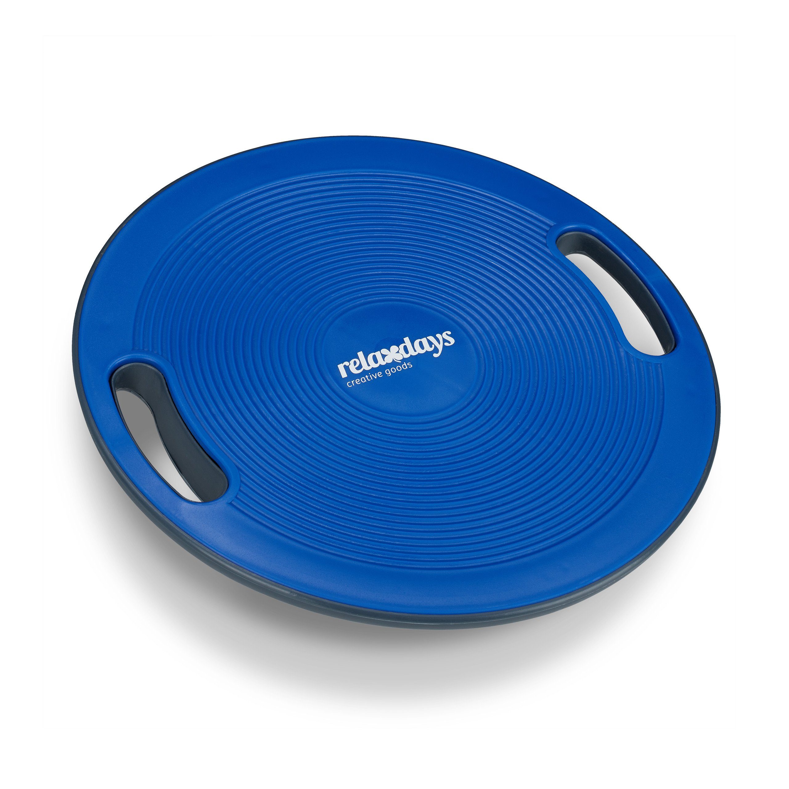 relaxdays Balanceboard Balance Board, Blau Blau Grau