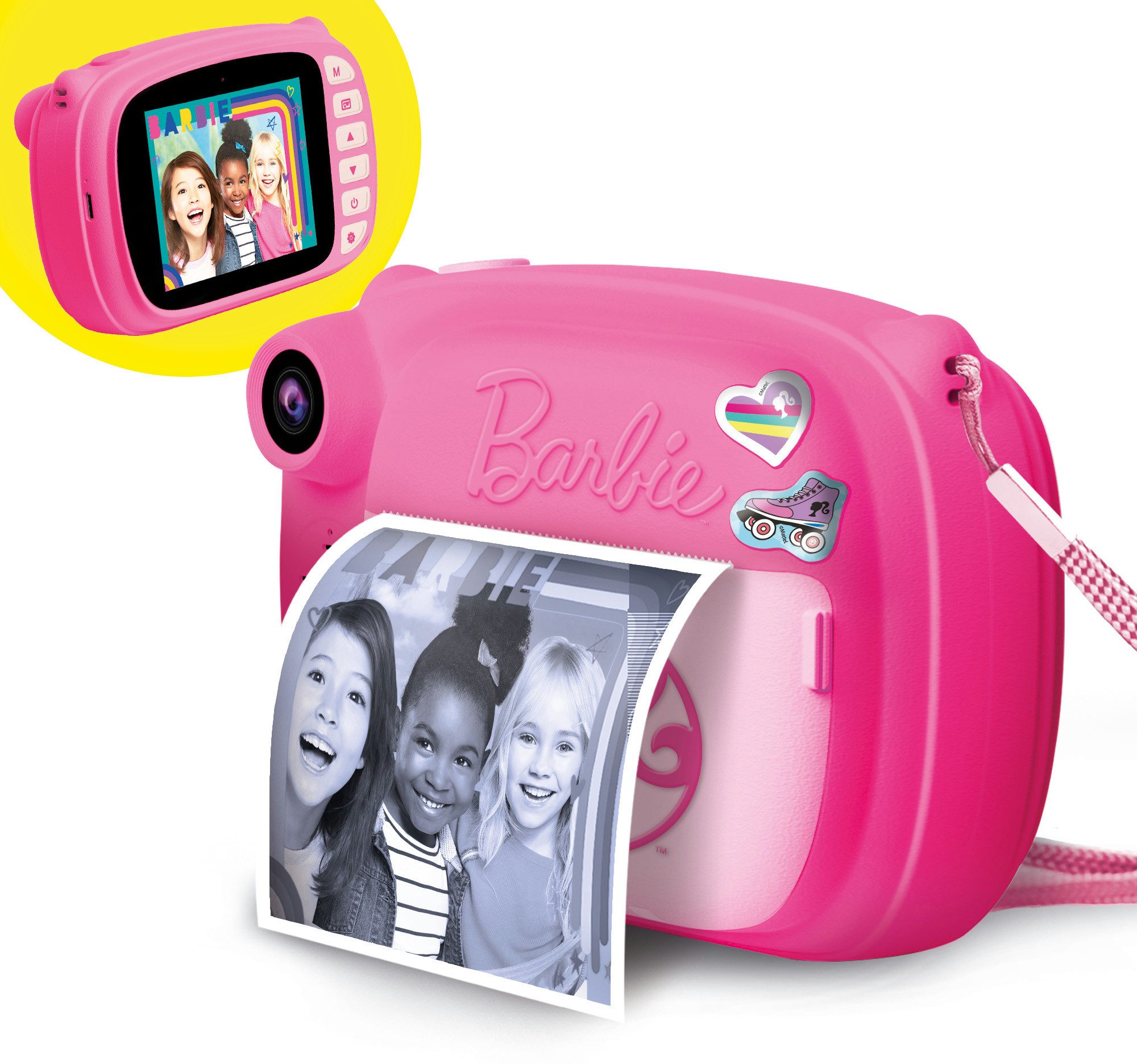Lisciani Barbie Print Cam Sofortbildkamera Kamera Kinderkamera – Bild 2 von 5