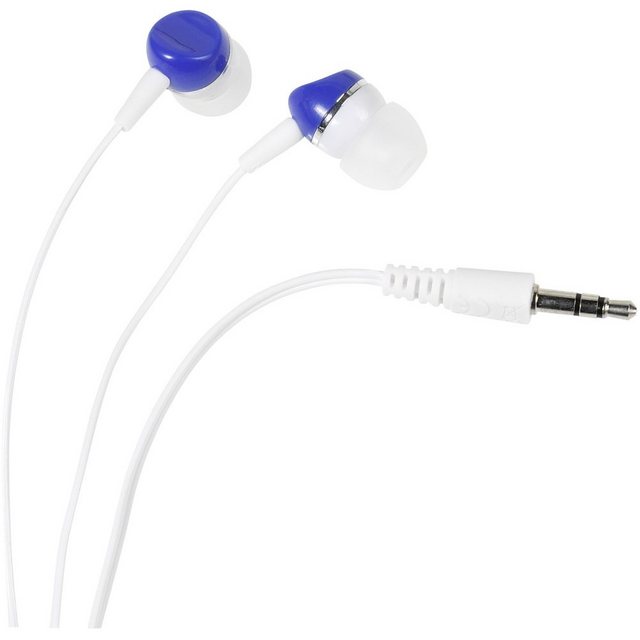 Vivanco Vivanco SR 3 BLUE In Ear Kopfhörer kabelgebunden Weiß, Blau Kopfhörer  - Onlineshop OTTO
