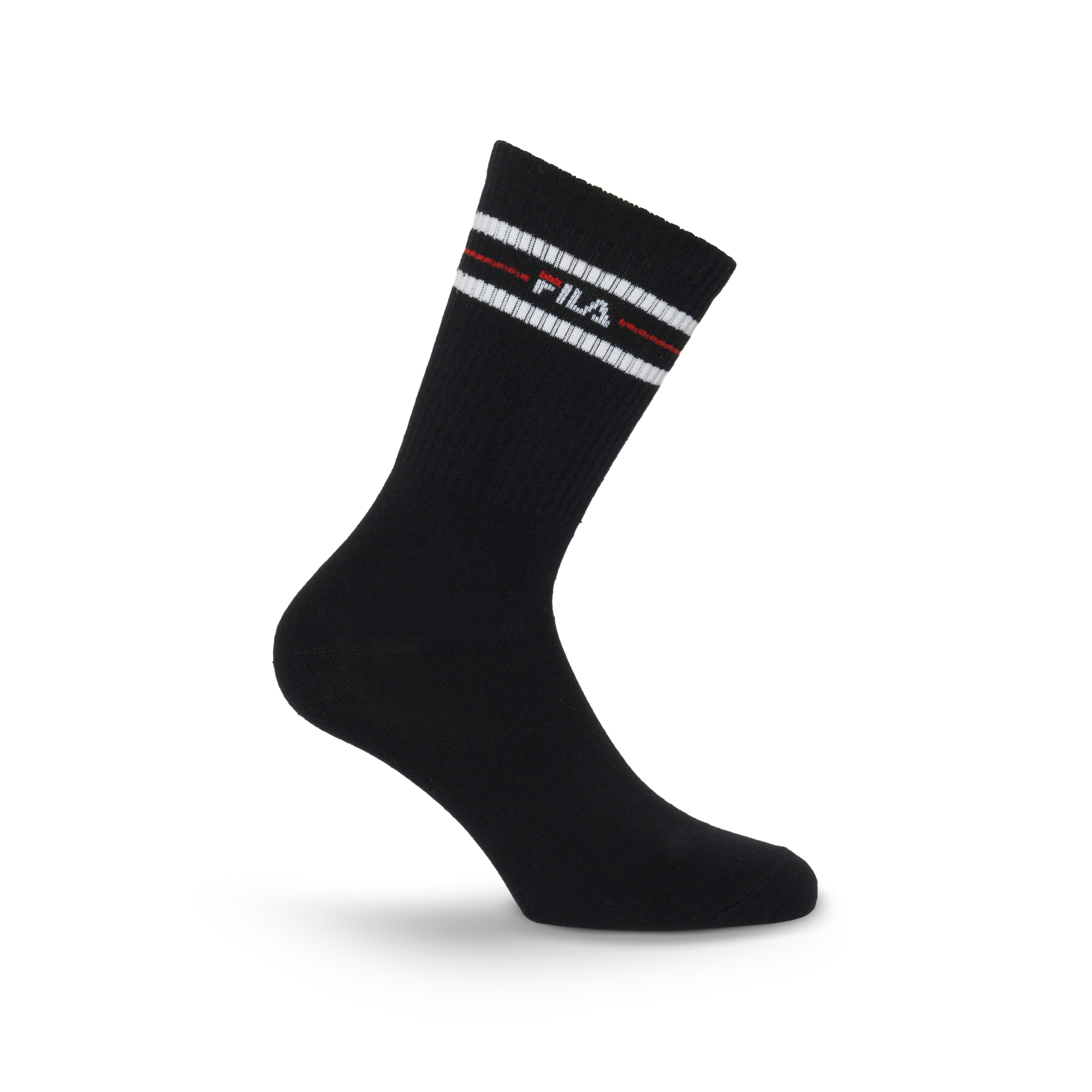 Fila Socken UNISEX LIFESTYLE PLAIN SOCKS (6-Paar) mit eingestricktem Logo – Bild 4 von 5