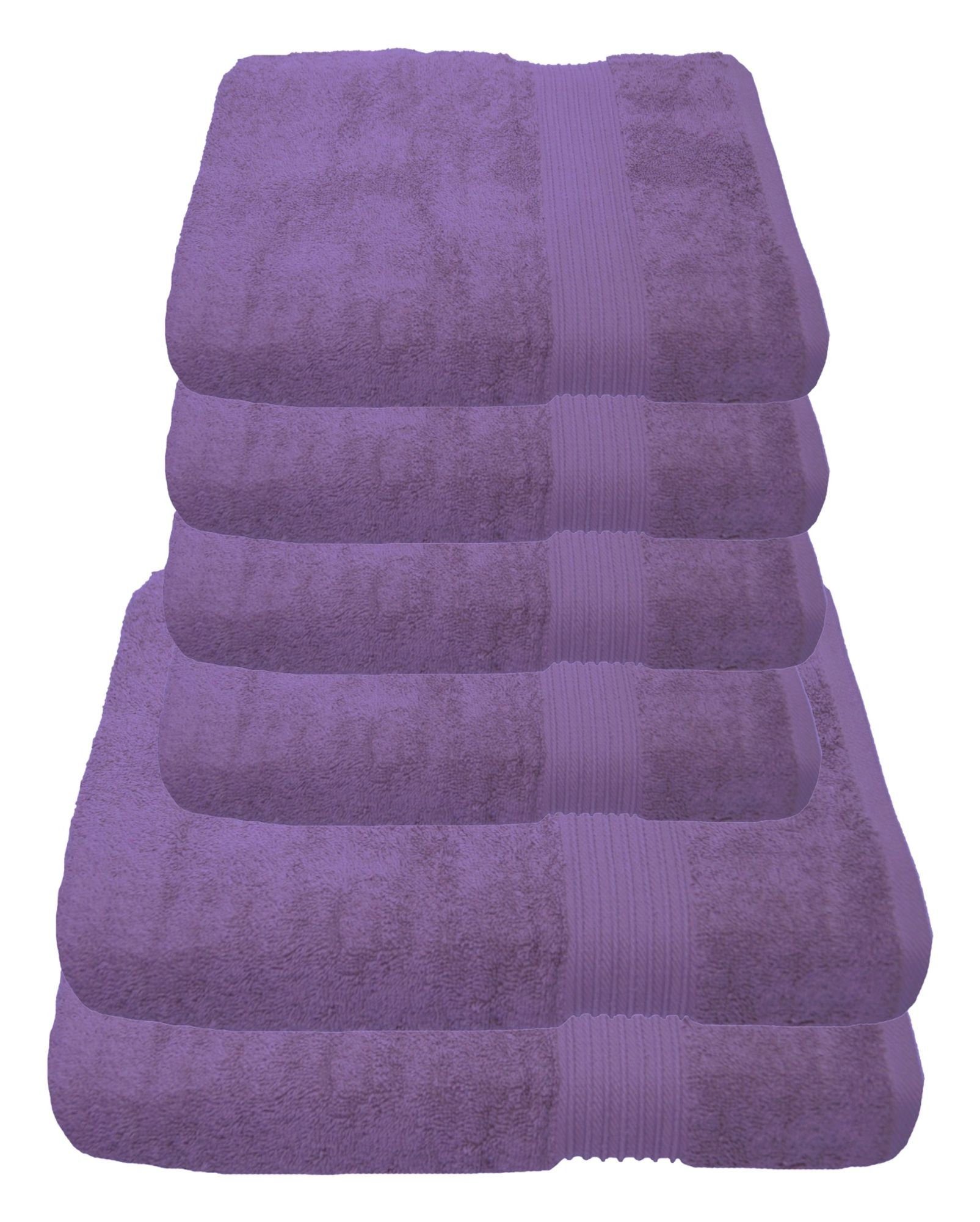 Julie Julsen Handtücher 6-Handtücher-Lavendel, Baumwolle (6-St) günstig online kaufen