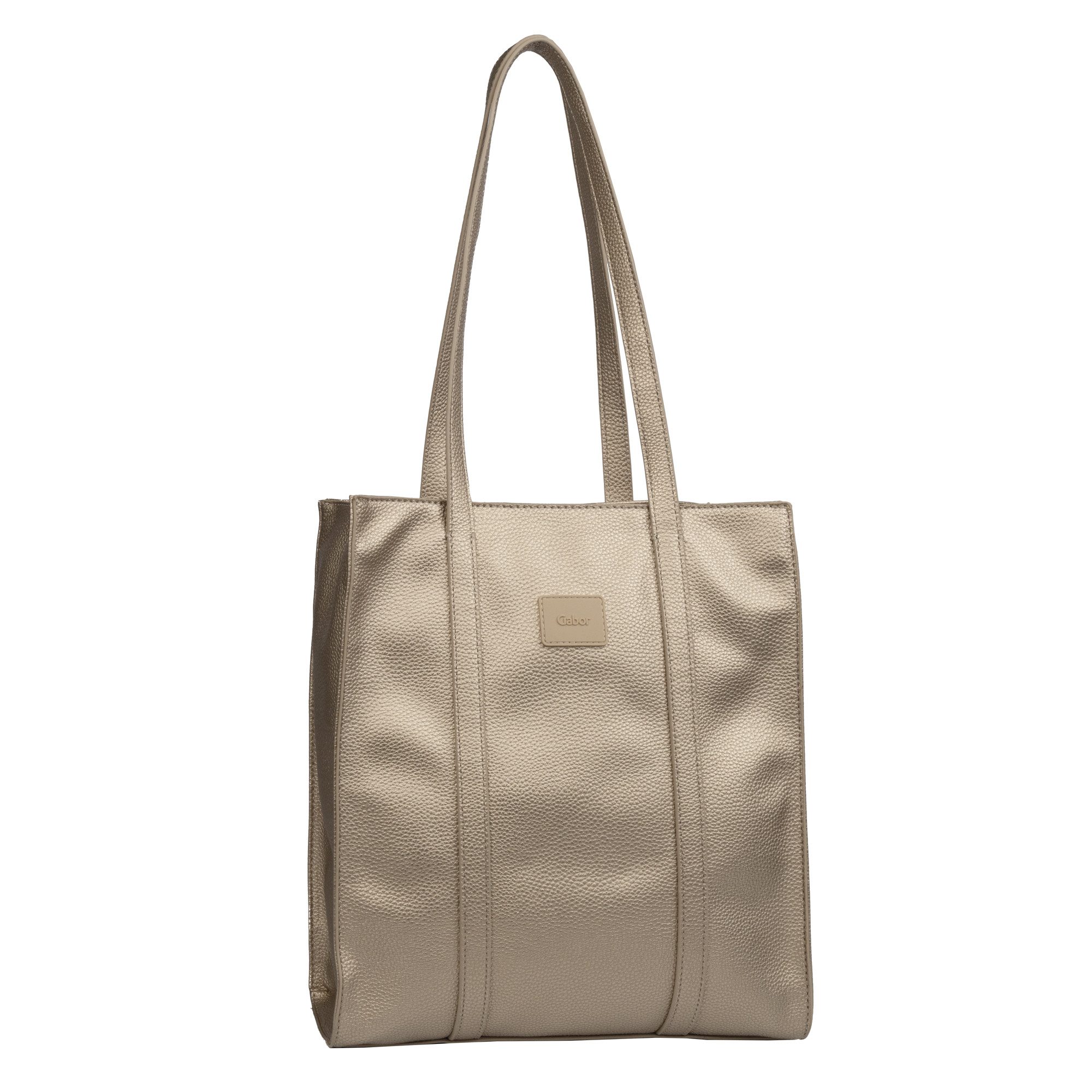 Gabor Shopper Elfie, aus fein genarbtem, glattem Kunstleder und mit einem Logo Rubber Patch