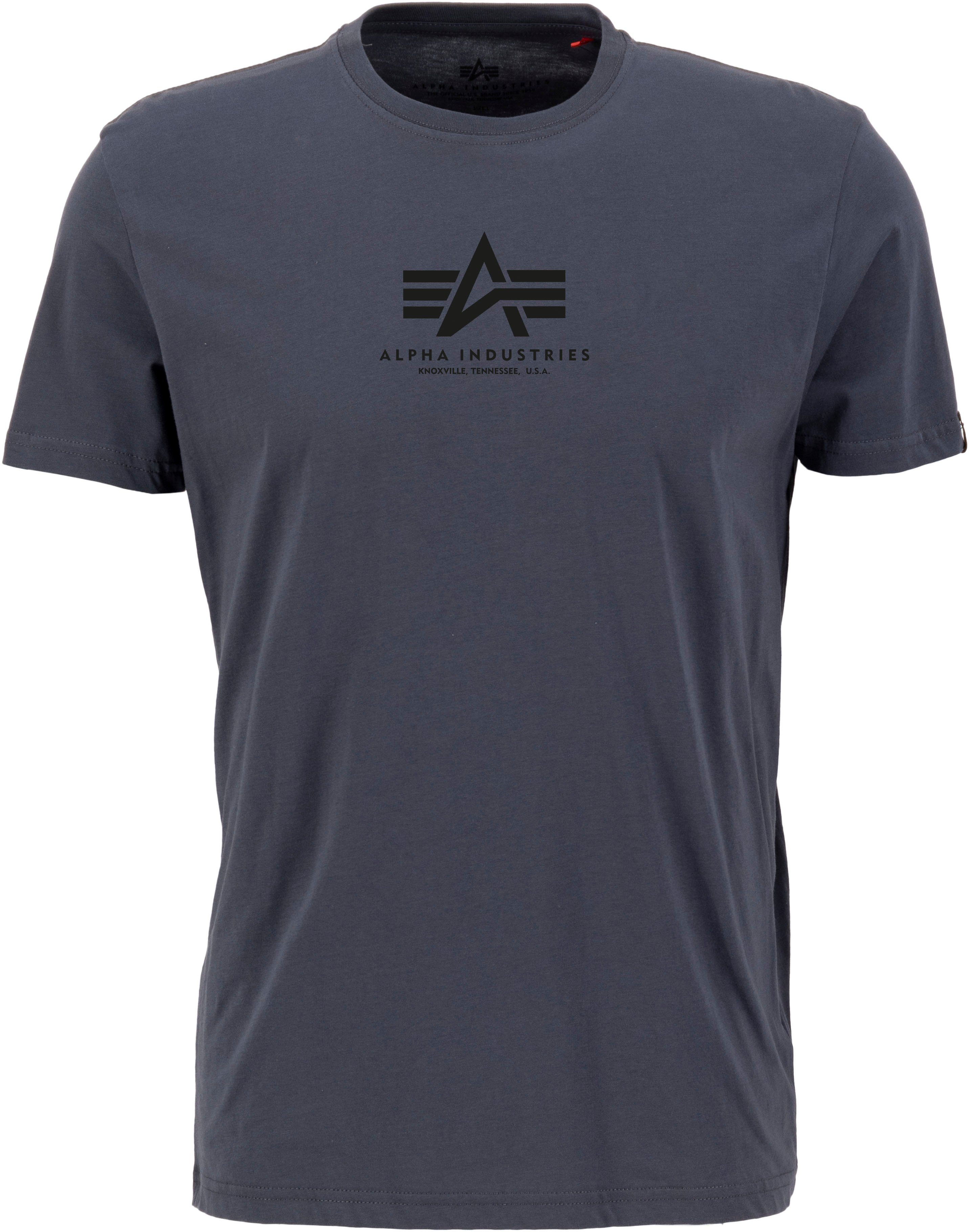 ML Basic T Rundhalsshirt Industries grey/black Alpha