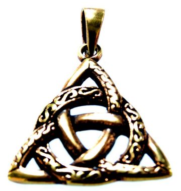 Kiss of Leather Kettenanhänger Keltenknoten Bronze Anhänger Band keltischer Knoten Kelten keltisch