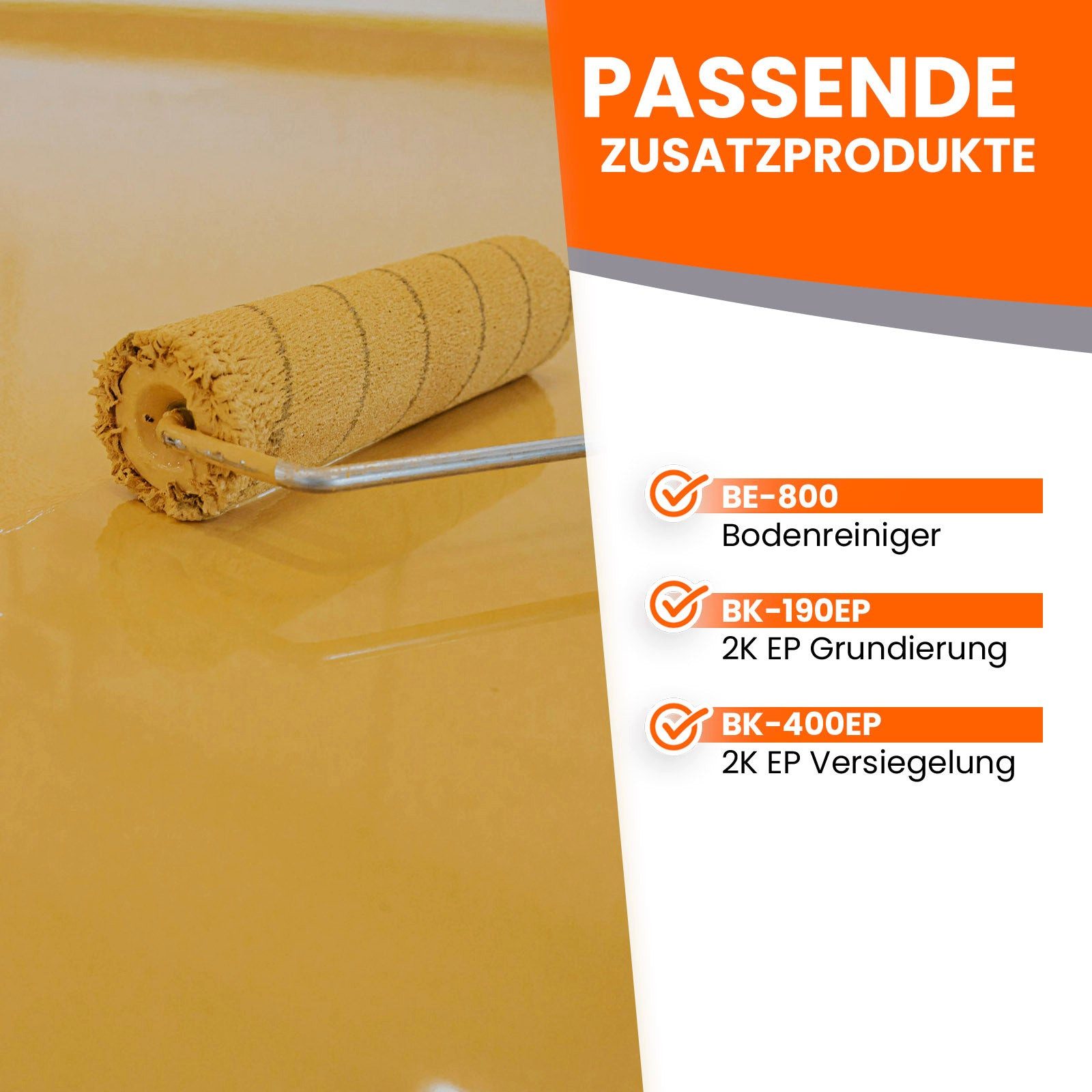 BEKATEQ Bodenversiegelung BE-702 2K Epoxidharz Bodenbeschichtung, UV-stabil selbstentlüftend optimaler Verlauf – Bild 3 von 5