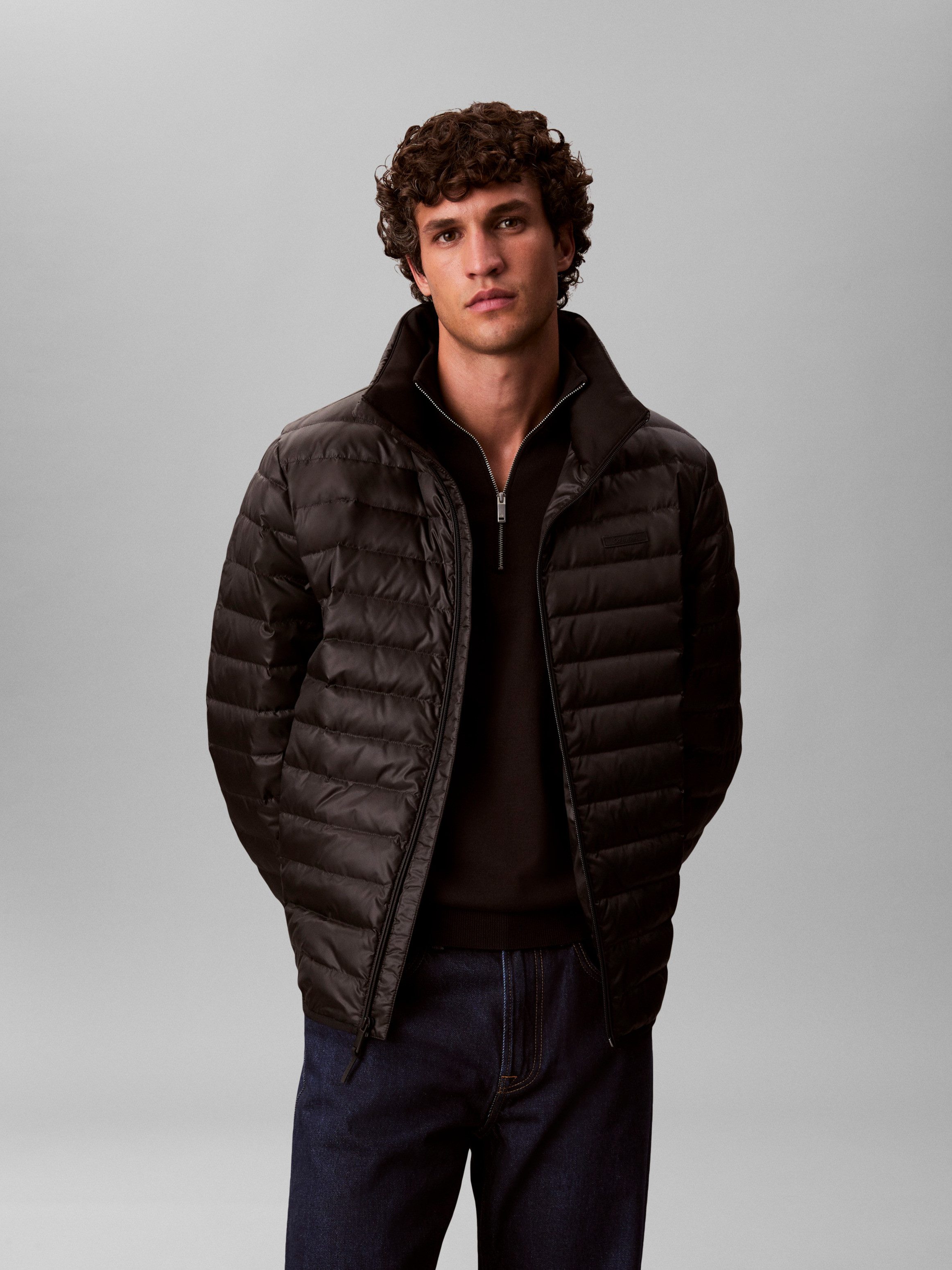 Calvin Klein Steppjacke Mit Rundhalsausschnitt günstig online kaufen