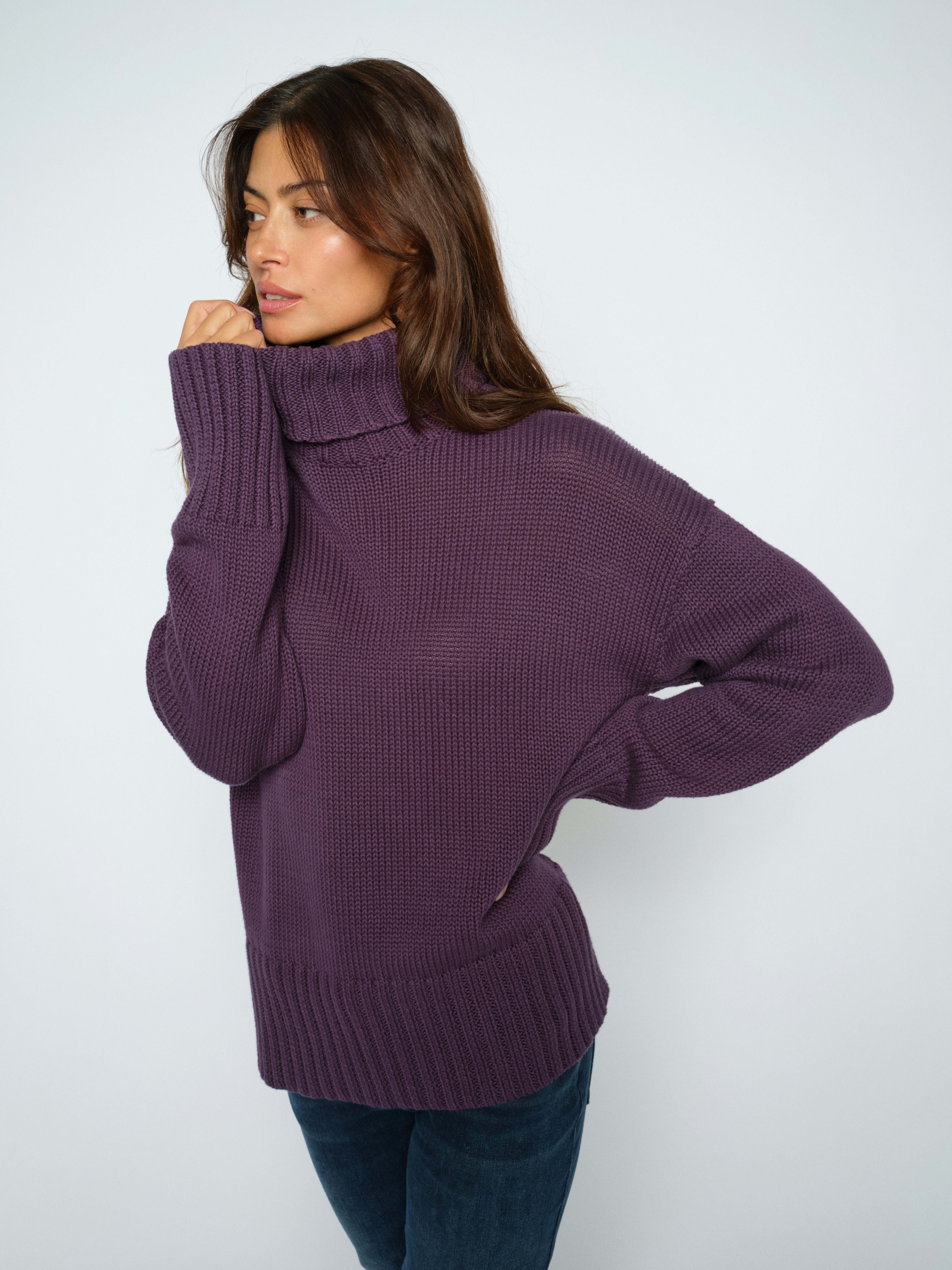Mos Mosh Strickpullover MMRola Bine mit Rollkragen