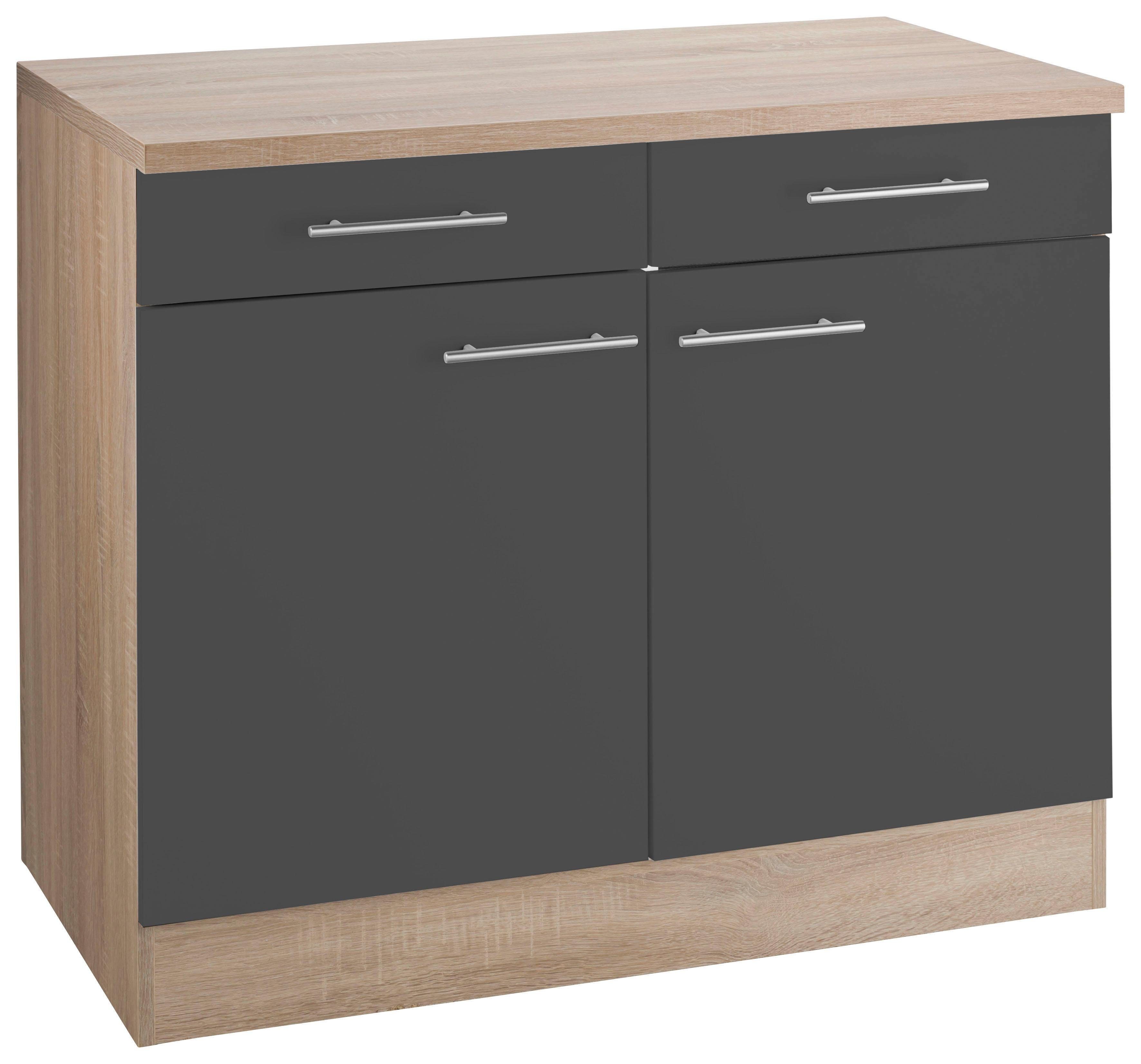 OPTIFIT Unterschrank Kalmar, Breite 100 cm anthrazit