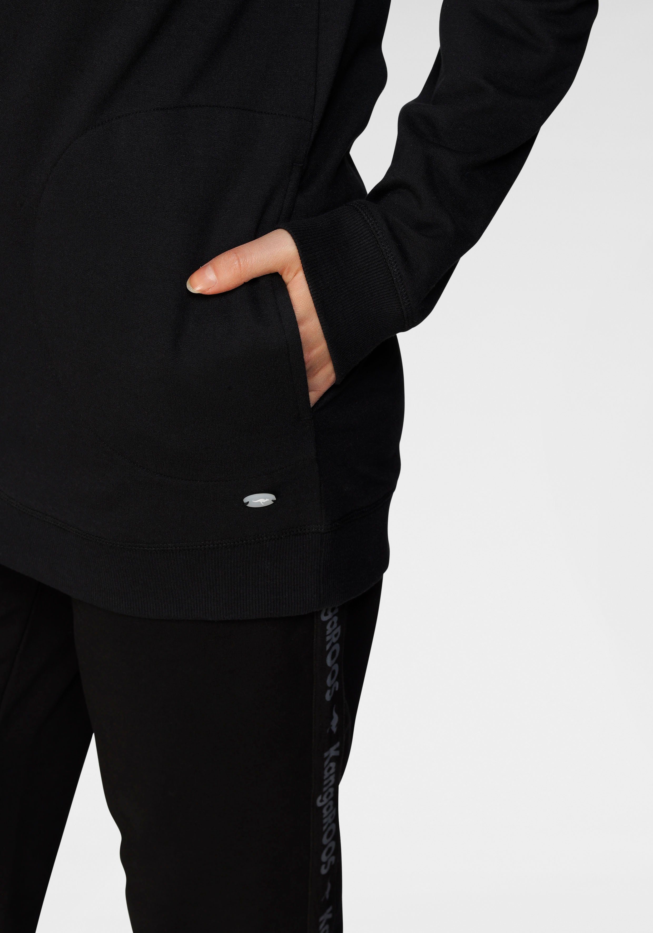 KangaROOS Sweatshirt Große Größen schwarz