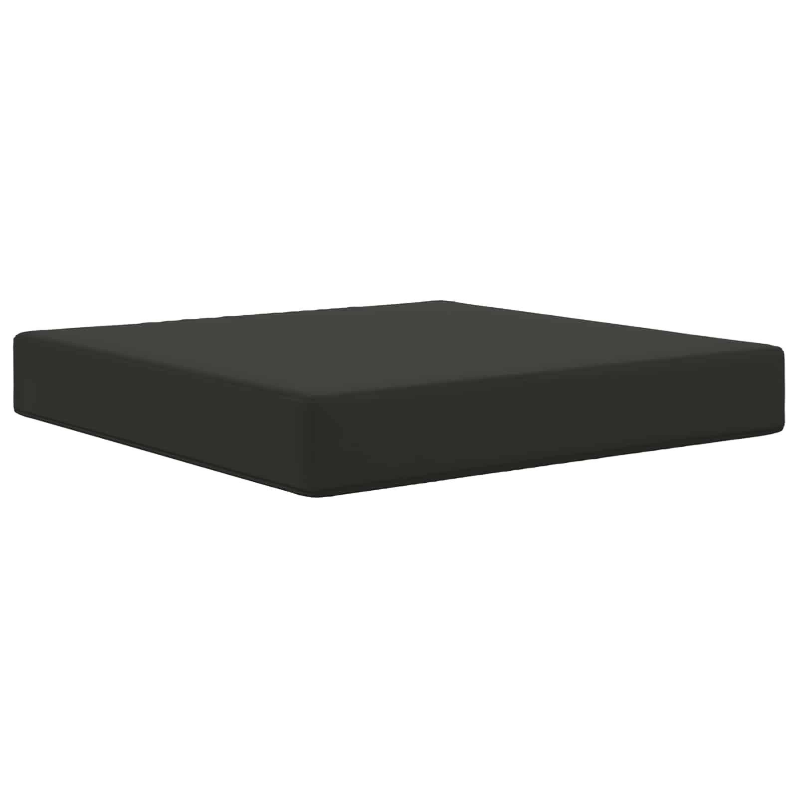 vidaXL Sitzauflage Sofakissen für draußen Polyester Schwarz 60 x 60 cm, (1 St)