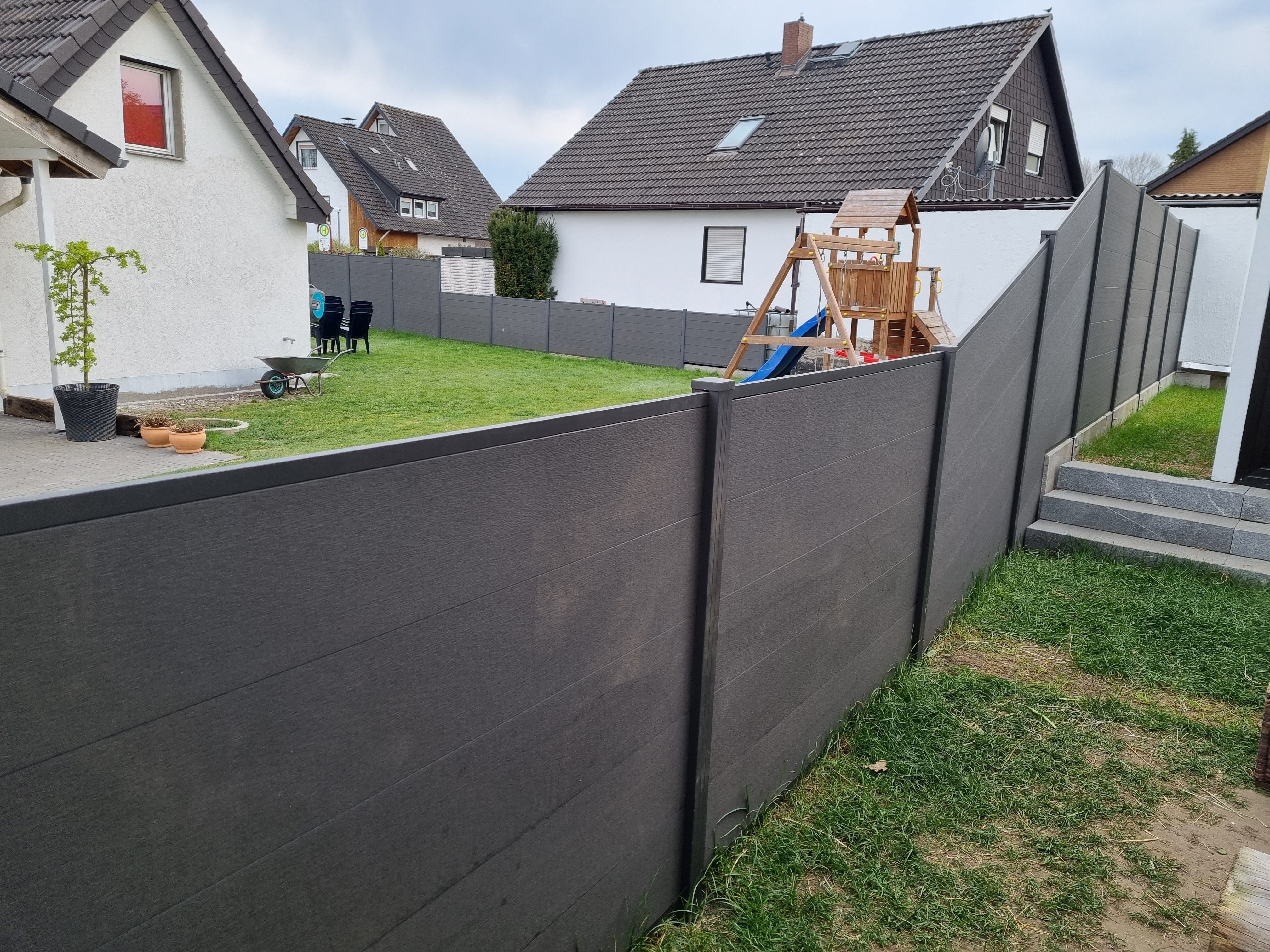 DeToWood Zaunpfosten Zaunpfosten für WPC Zäune der Serie Royal Plus, (Set)