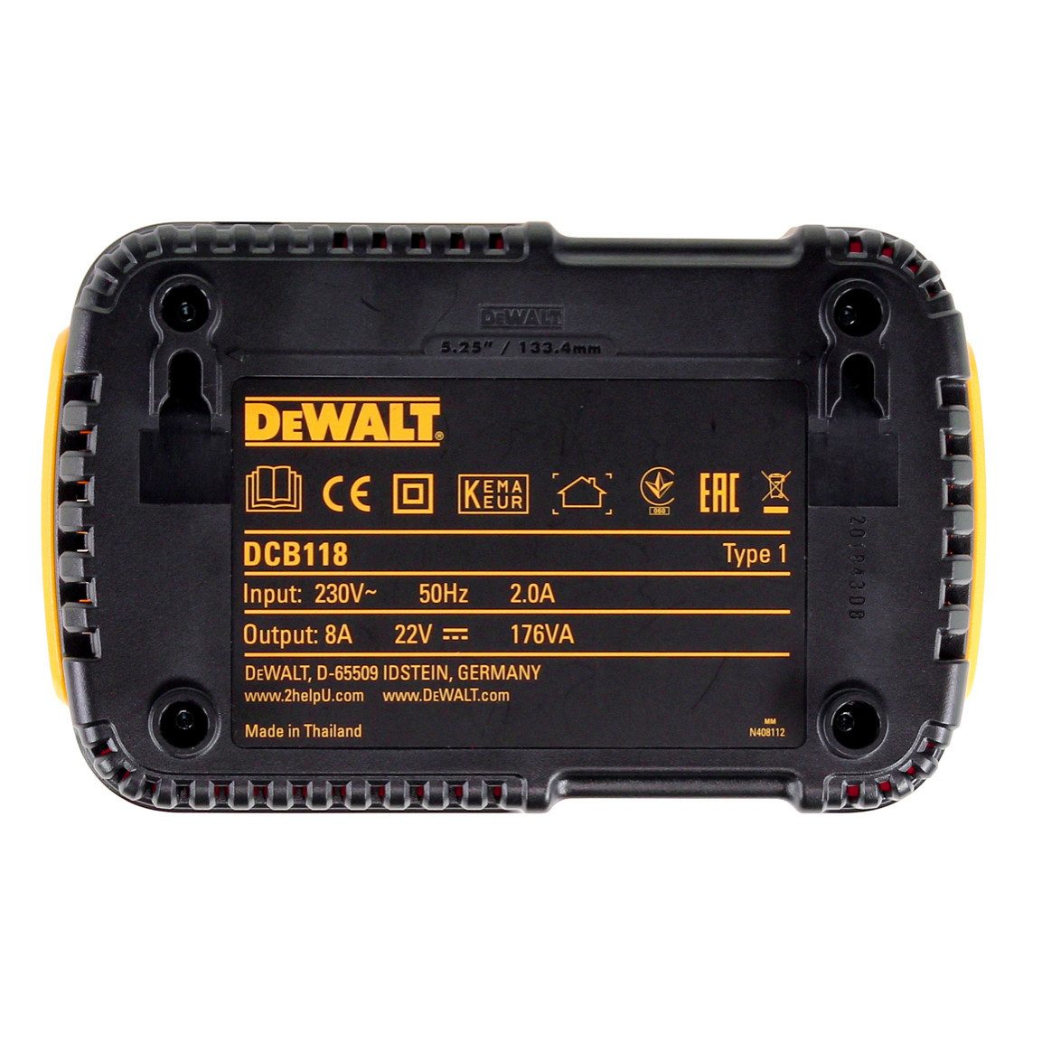 DeWalt DCB 118 T1 XR FLEXVOLT Starter Set + 1x Akku 6,0 Ah Schnelllade-Gerät