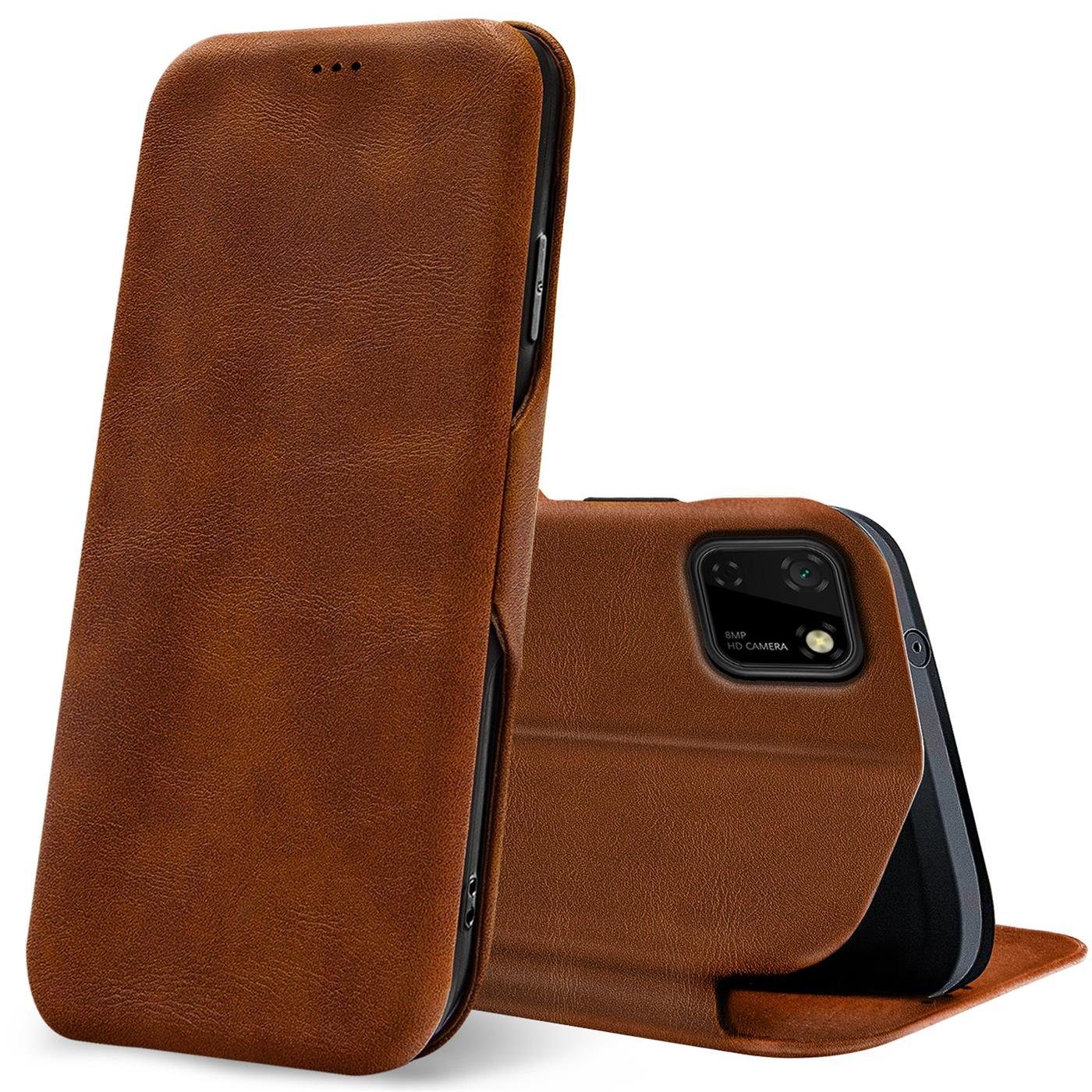 CoolGadget Handyhülle Business Premium Hülle für Huawei Y5P 5,45 Zoll ...