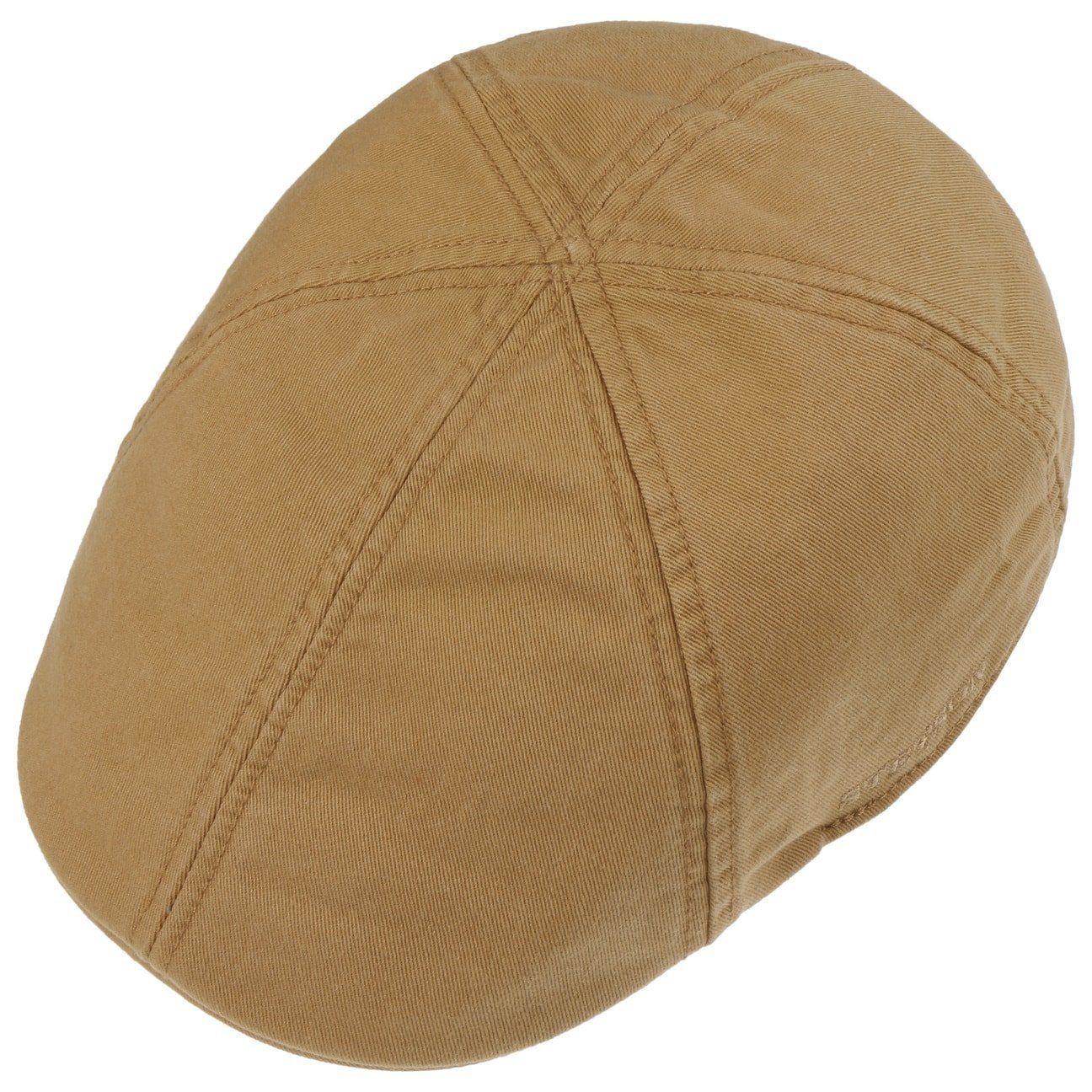 Stetson Cap Flat hellbraun mit Schirmmütze Schirm (1-St)