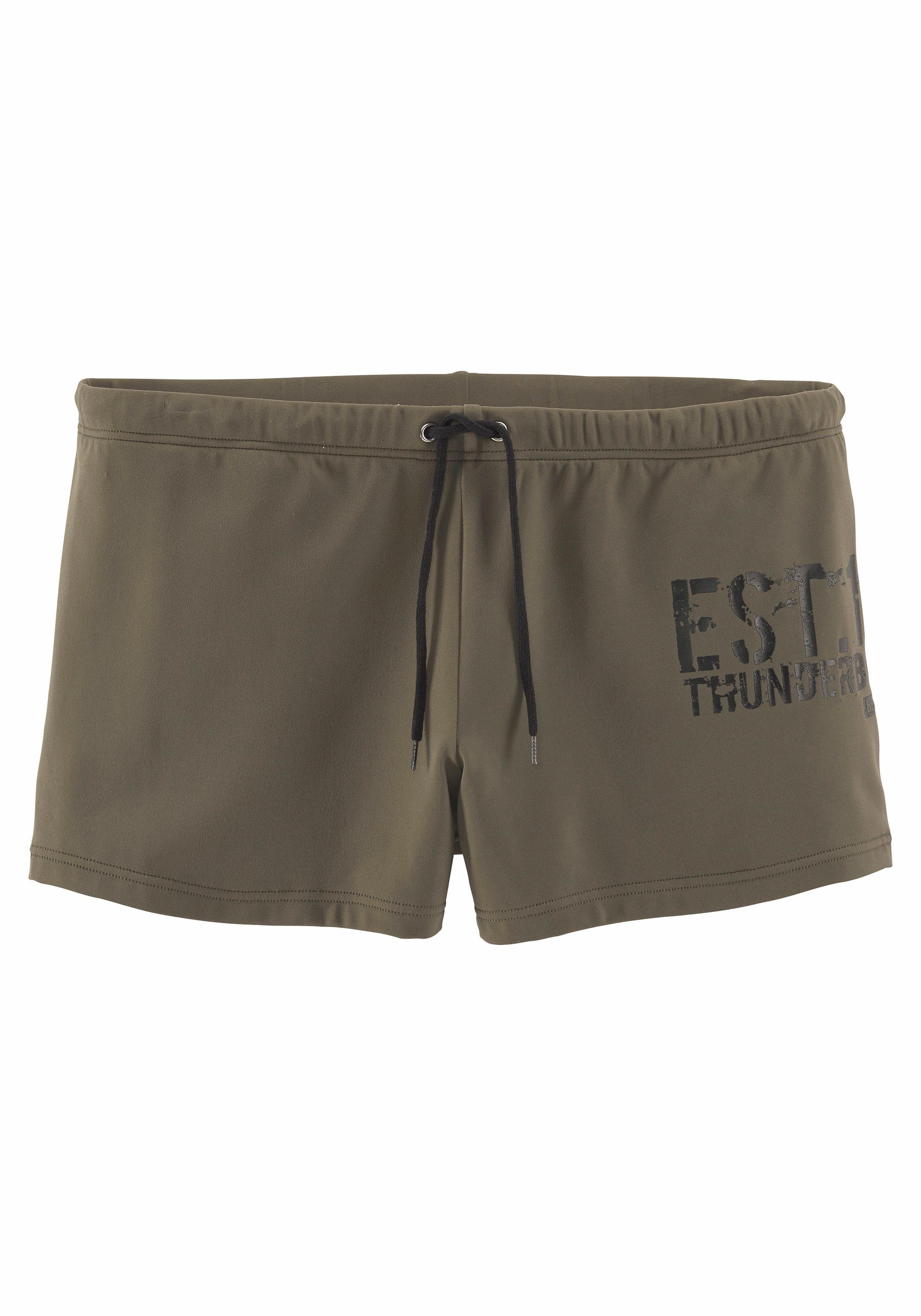 Bruno Banani Boxer-Badehose mit seitlichem Print günstig online kaufen
