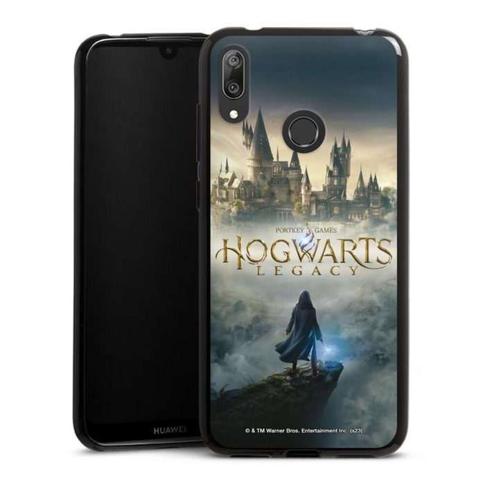 DeinDesign Handyhülle Hogwarts Legacy Offizielles Lizenzprodukt Harry Potter Hogwarts Legacy Huawei Y7 (2019) Silikon Hülle Bumper Case Handy Schutzhülle