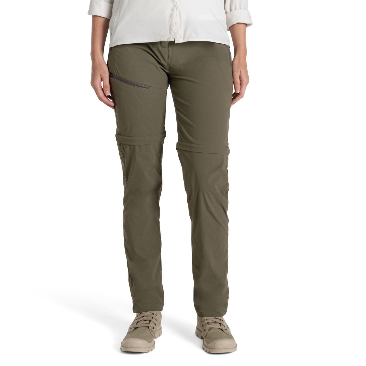 Craghoppers Outdoorhose NosiLife Zip-off Tropenhose für Damen Insektenabweisend (0-tlg)