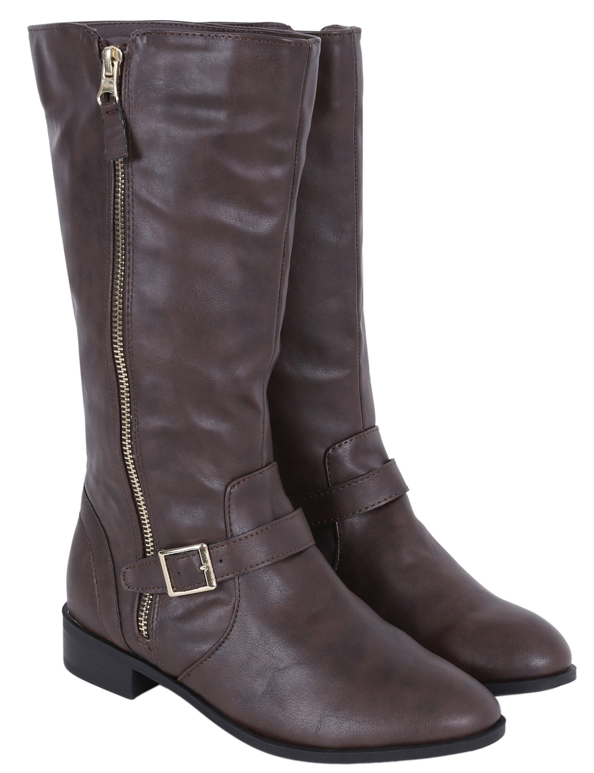Sarcia.eu Braune Stiefel mit Schnalle 23 EU Winterboots