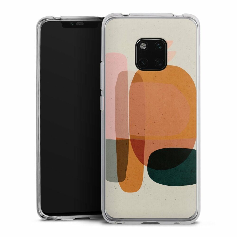 DeinDesign Handyhülle Farbe bunt Abstrakt Abstract Blush, Huawei Mate 20 Pro Silikon Hülle Bumper Case Handy Schutzhülle