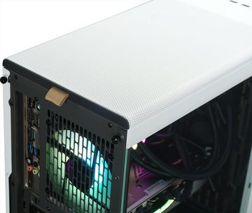 Kiebel Black Forest White VII Gaming-PC (AMD Ryzen 7 AMD Ryzen 7 7700X, RTX 4070 Ti SUPER, 32 GB RAM, 2000 GB SSD, Wasserkühlung, WLAN)