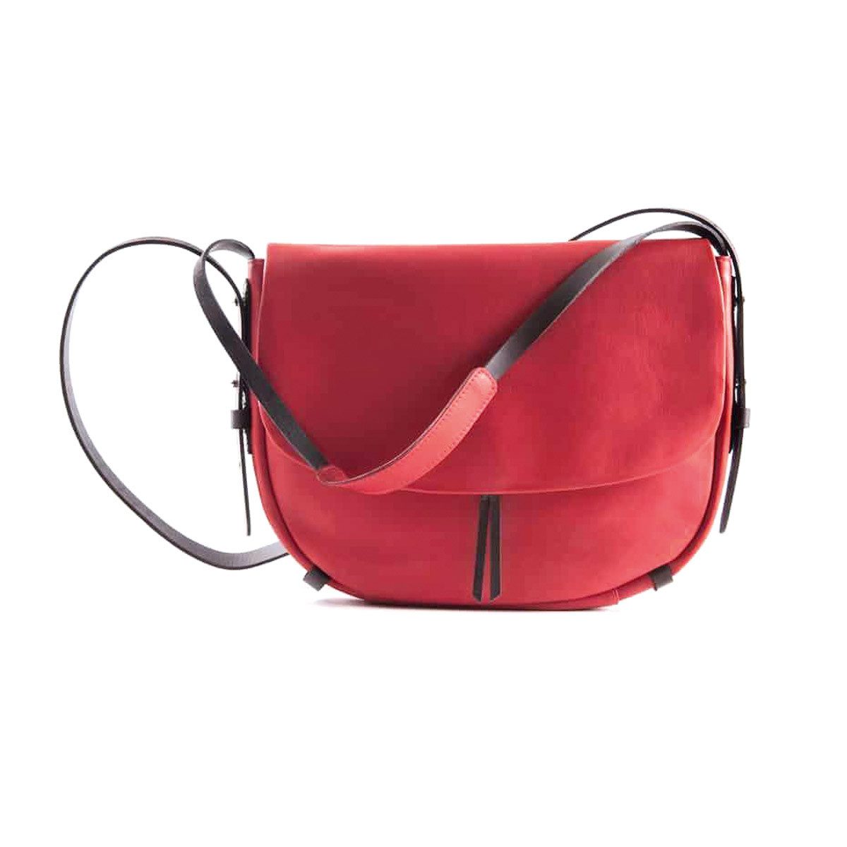 Umhängetasche HAROLD'S Chaza Damen Schultertasche rund Leder rot