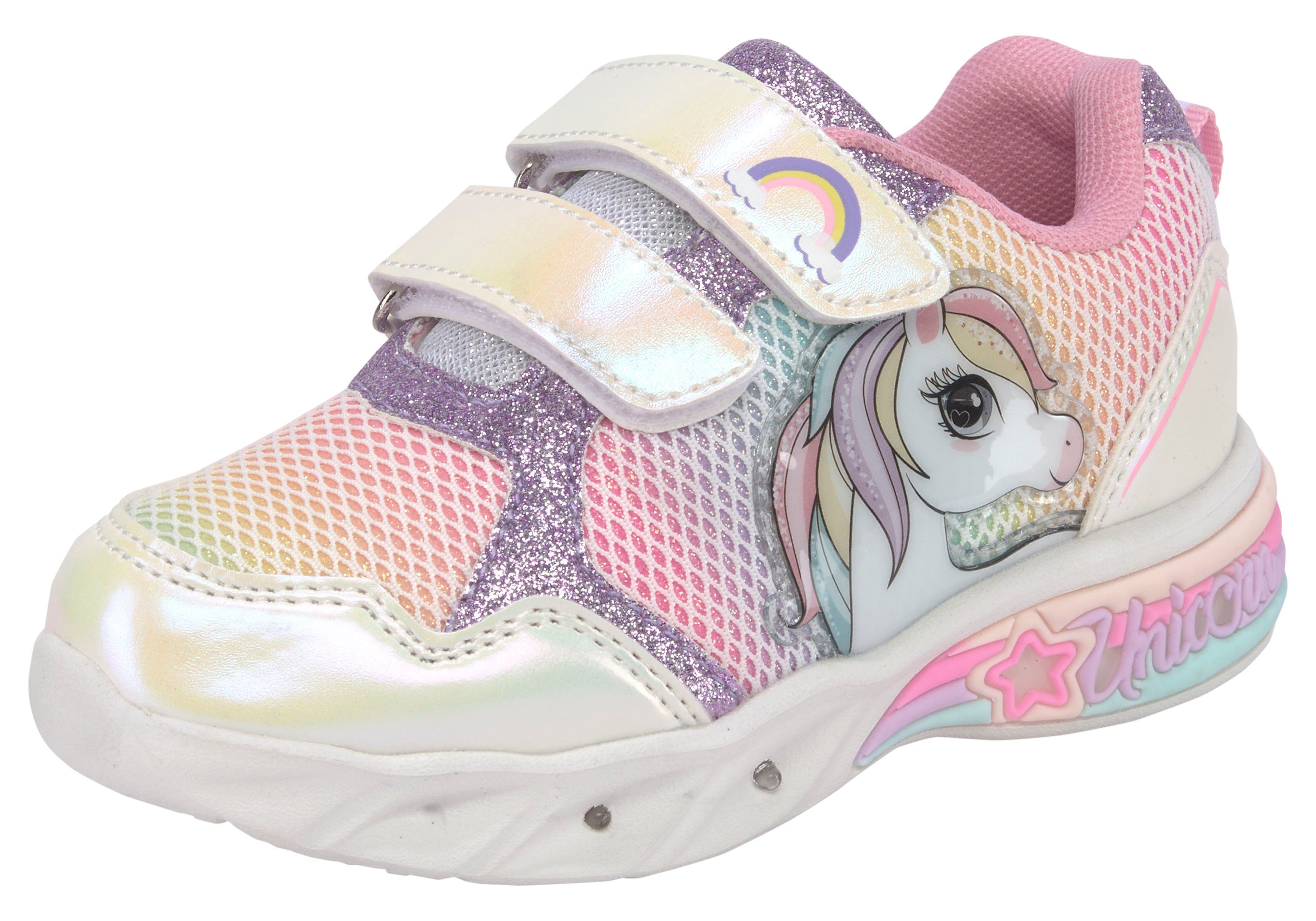 Disney Unicorn Sneaker mit Klettverschlüssen