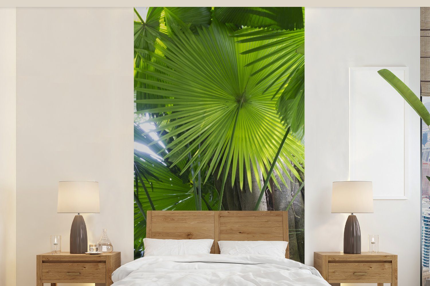 MuchoWow Fototapete Tropischer Regenwald, Matt, bedruckt, (2 St), Vliestapete für Wohnzimmer Schlafzimmer Küche, Fototapete