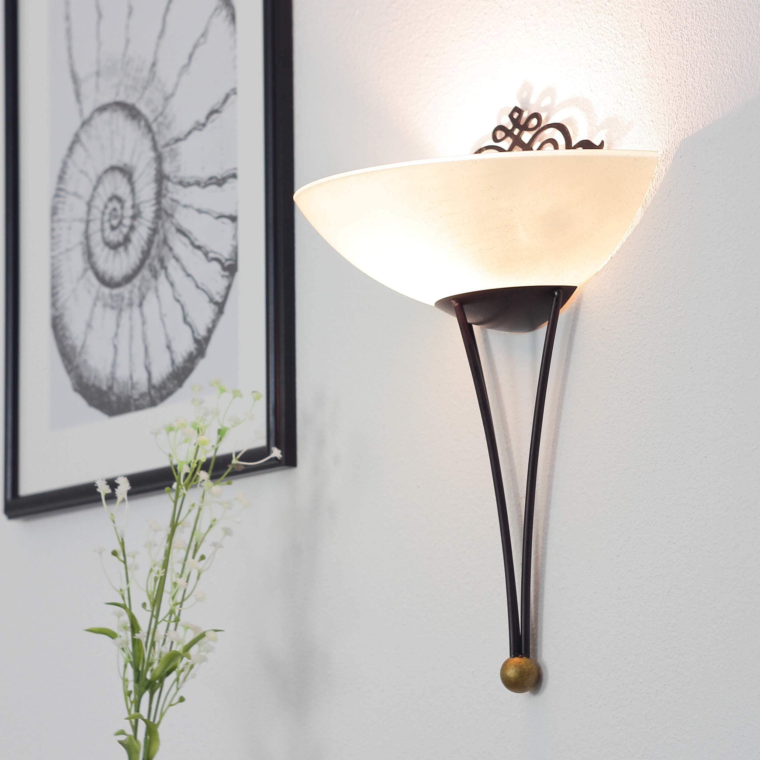 Licht-Erlebnisse Wandleuchte MESTRE, ohne Leuchtmittel, Wandlampe günstig online kaufen