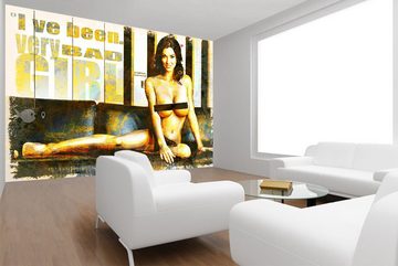 WandbilderXXL Fototapete Bad Girl, glatt, Retro, Vliestapete, hochwertiger Digitaldruck, in verschiedenen Größen