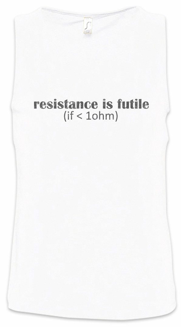 Tanktop SQL Resistance Ärmelloses T-Shirt Elektriker Elektronier Informatiker