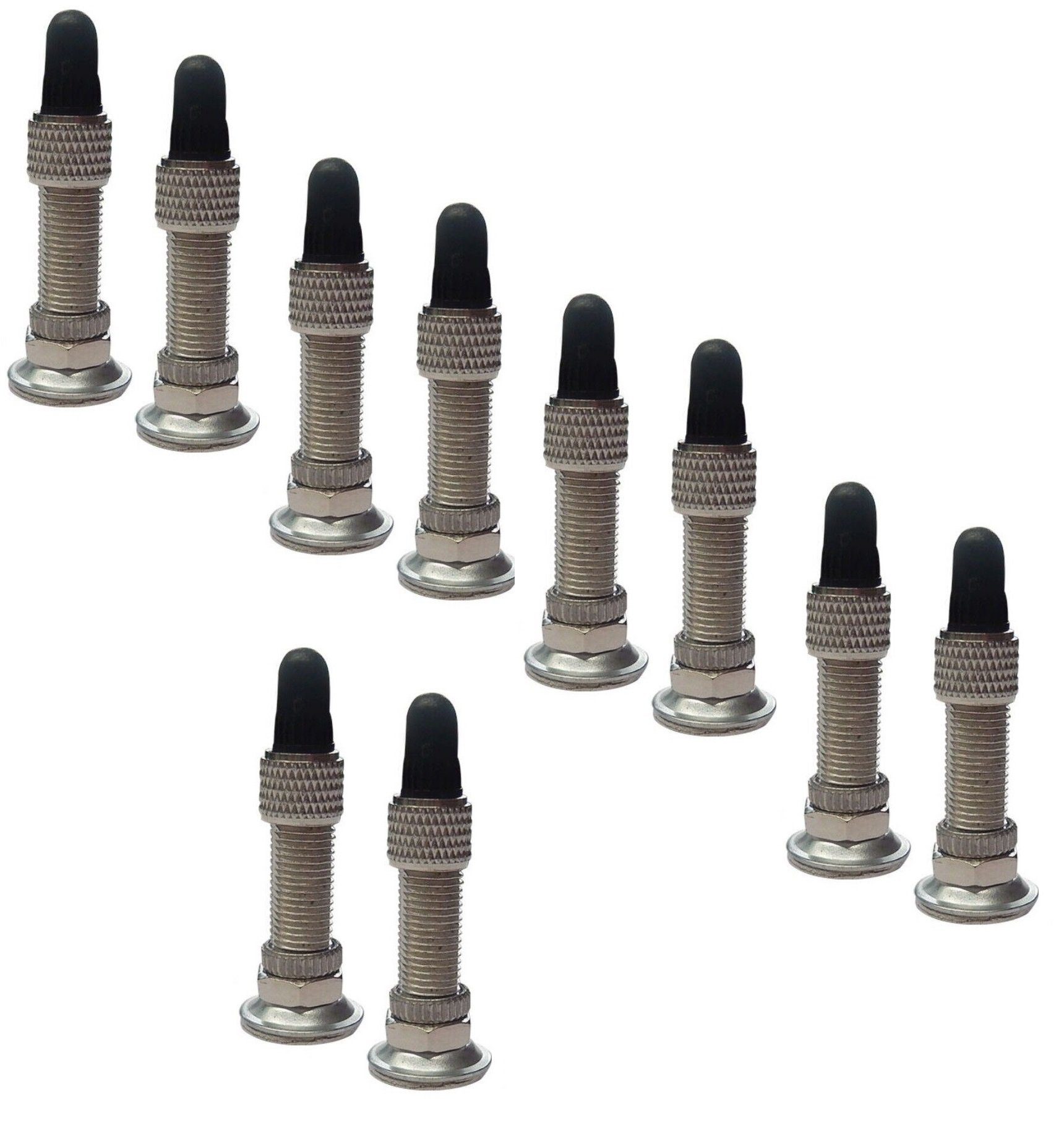 BAYLI Ventilkappe 10er Set Fahrradventil mit Adapter inkl. Staubkappe, Blitzventil für