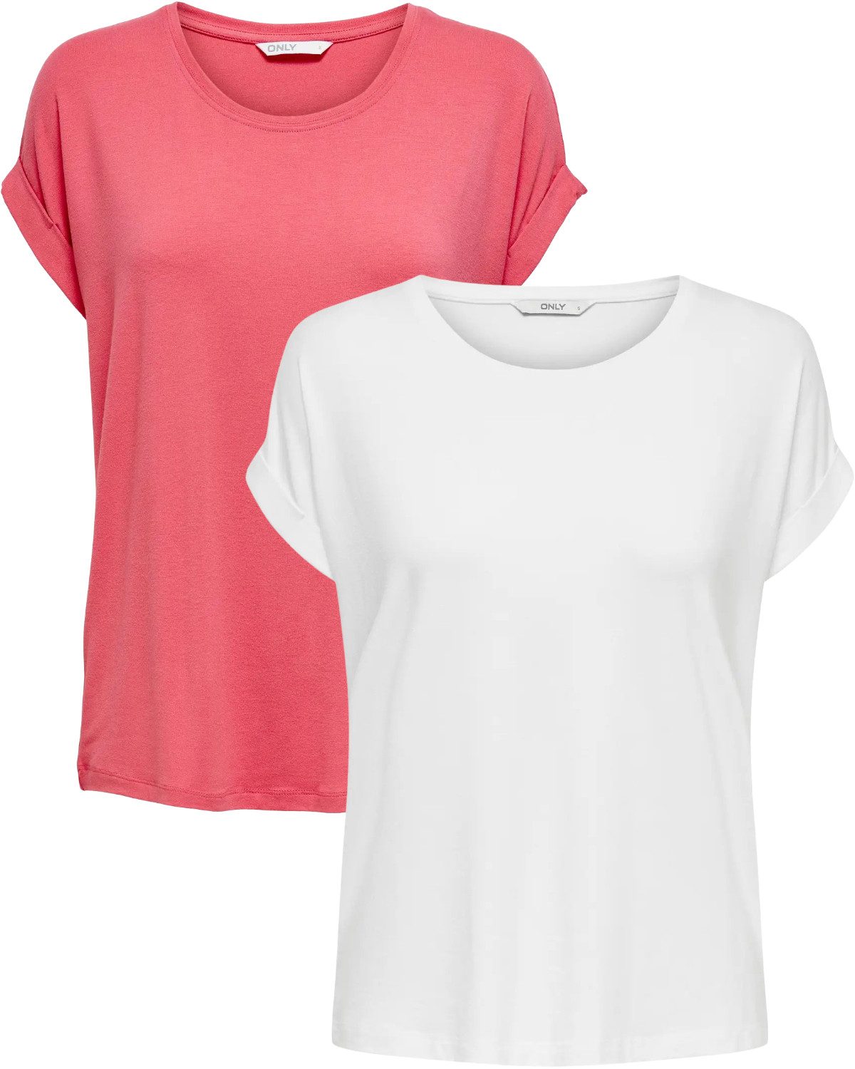 ONLY T-Shirt Stilvolles Basic Shirt mit günstig online kaufen