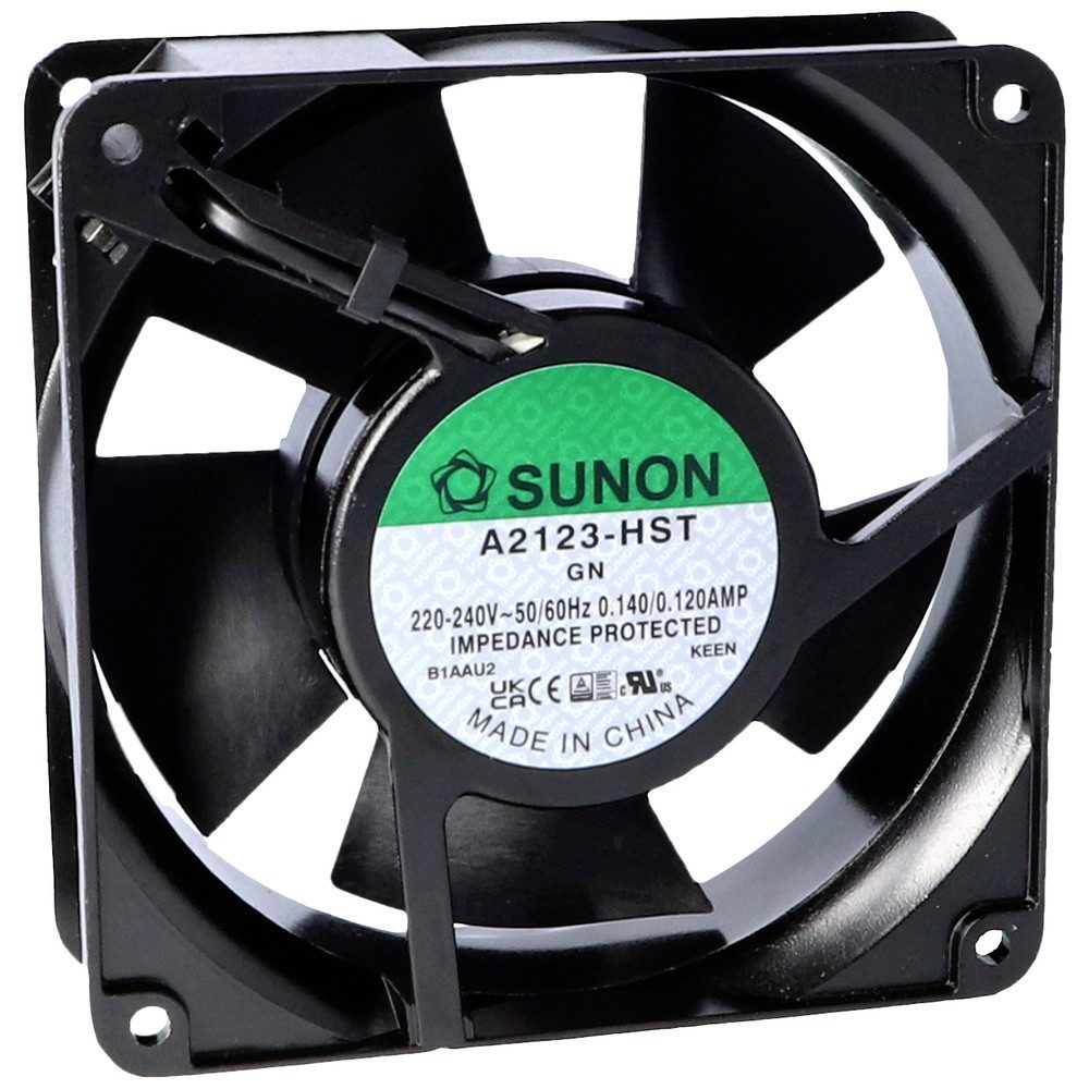 Gehäuselüfter Sunon A2123-HBL.(7).GN Axiallüfter 230 V/AC 190.24 m³/h (L x B x H) 38