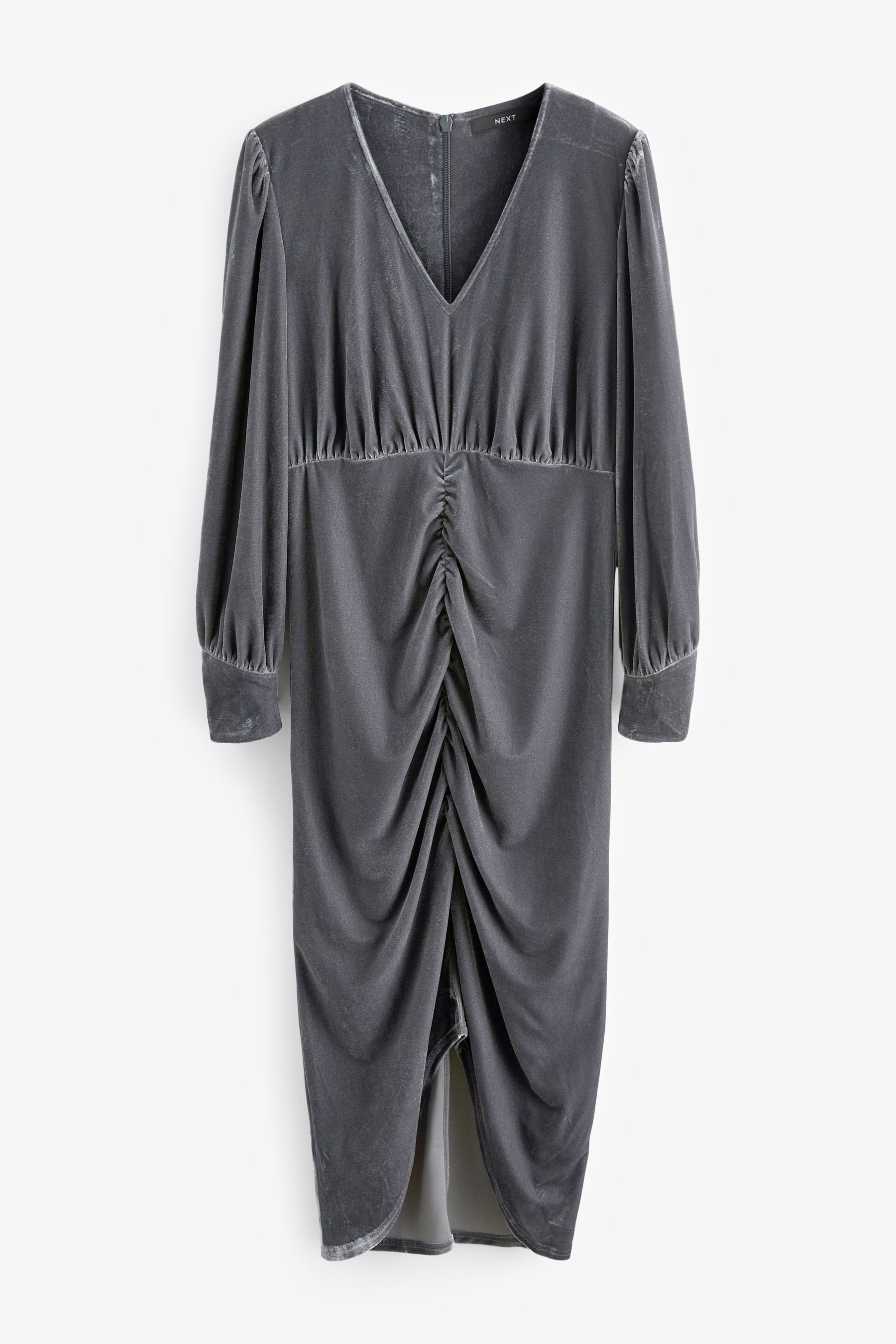 Midikleid Midikleid aus Samt