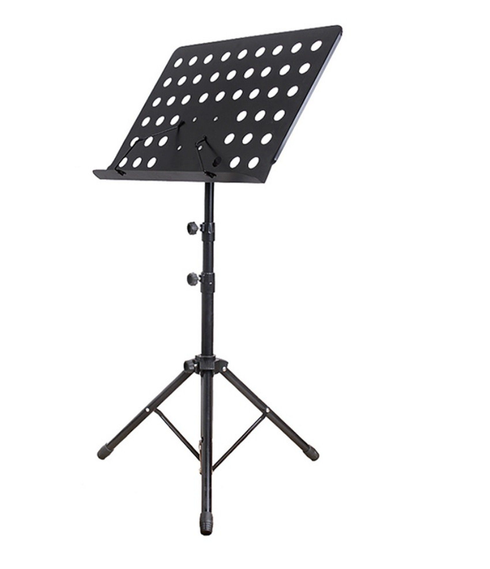 BAYLI Regal 50 - 165cm höhenverstellbarer Notenständer, Musikständer in Schwarz