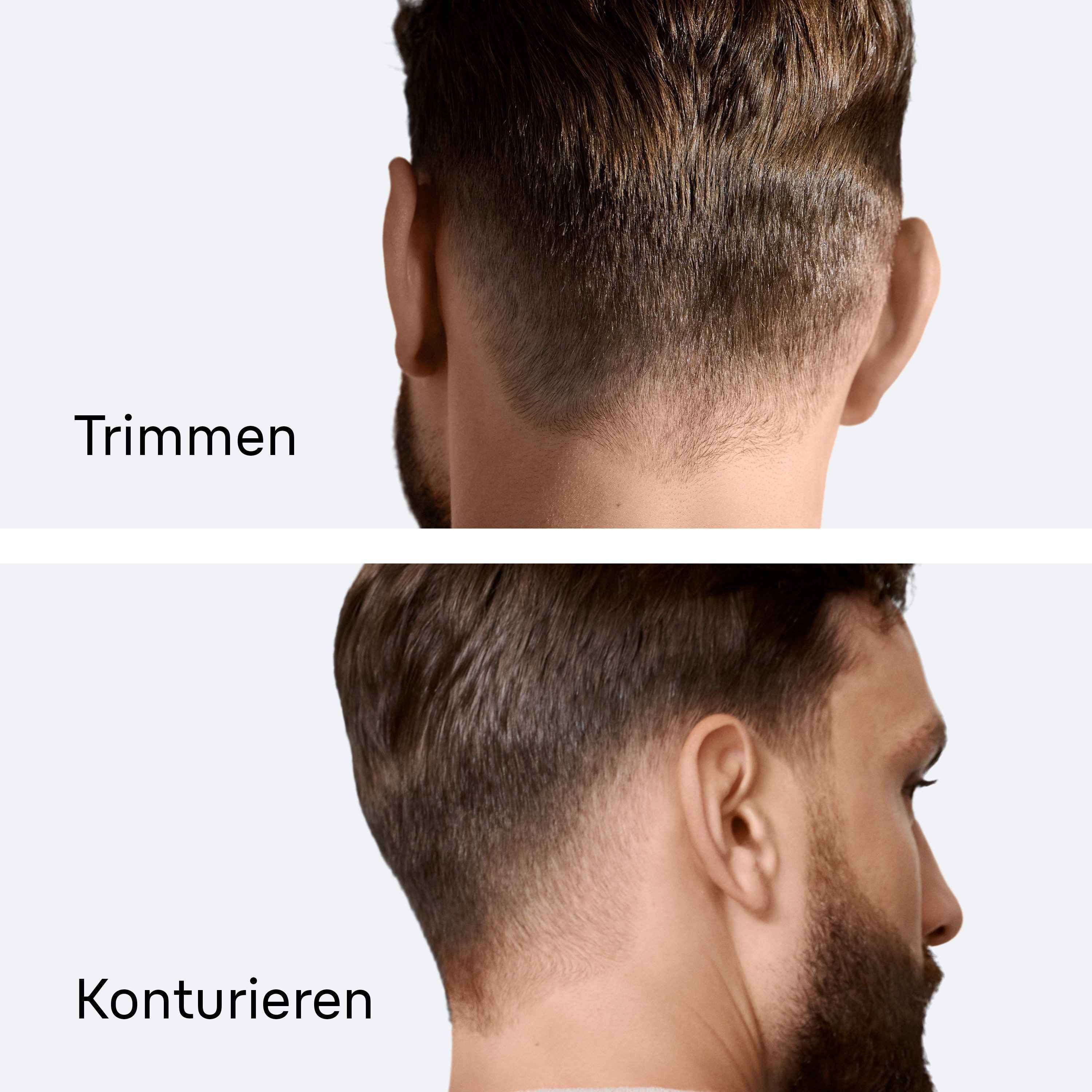 Braun Haarschneider HC7590, Lebenslang scharfe Klinge, 17 Längeneinstellungen, 50 Min Laufzeit grau