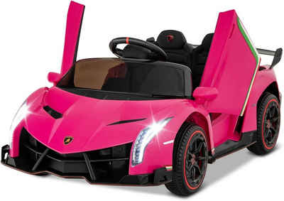 KOMFOTTEU Elektro-Kinderauto Lamborghini, Belastbarkeit 30 kg, mit 2,4G-Fernbedienung