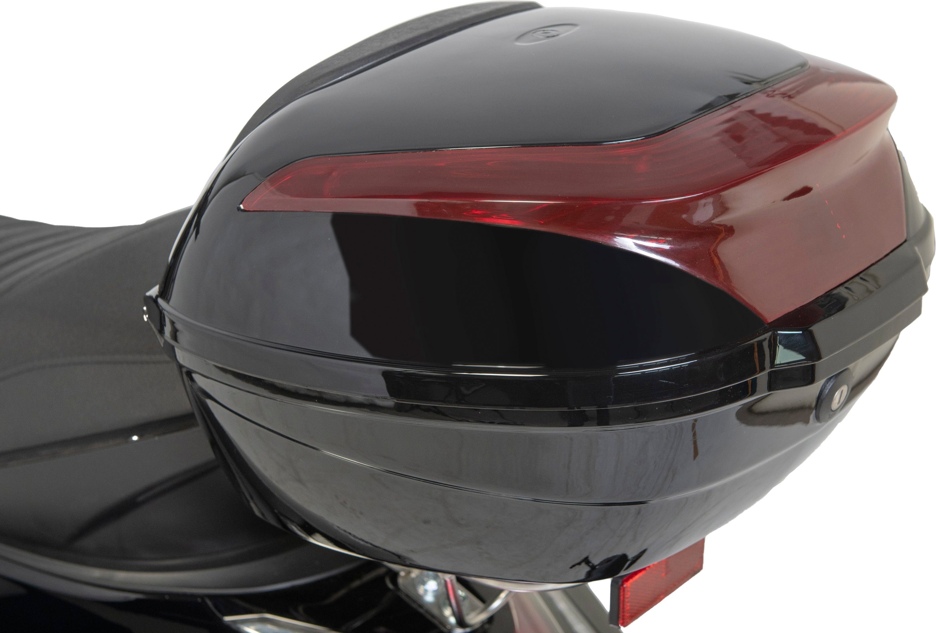 50 UNION silber-schwarz 2 km/h, Sonic Topcase X 45 mit tlg., 50-45, inkl. 5, Euro GT Motorroller ccm, Topcase), (Komplett-Set,