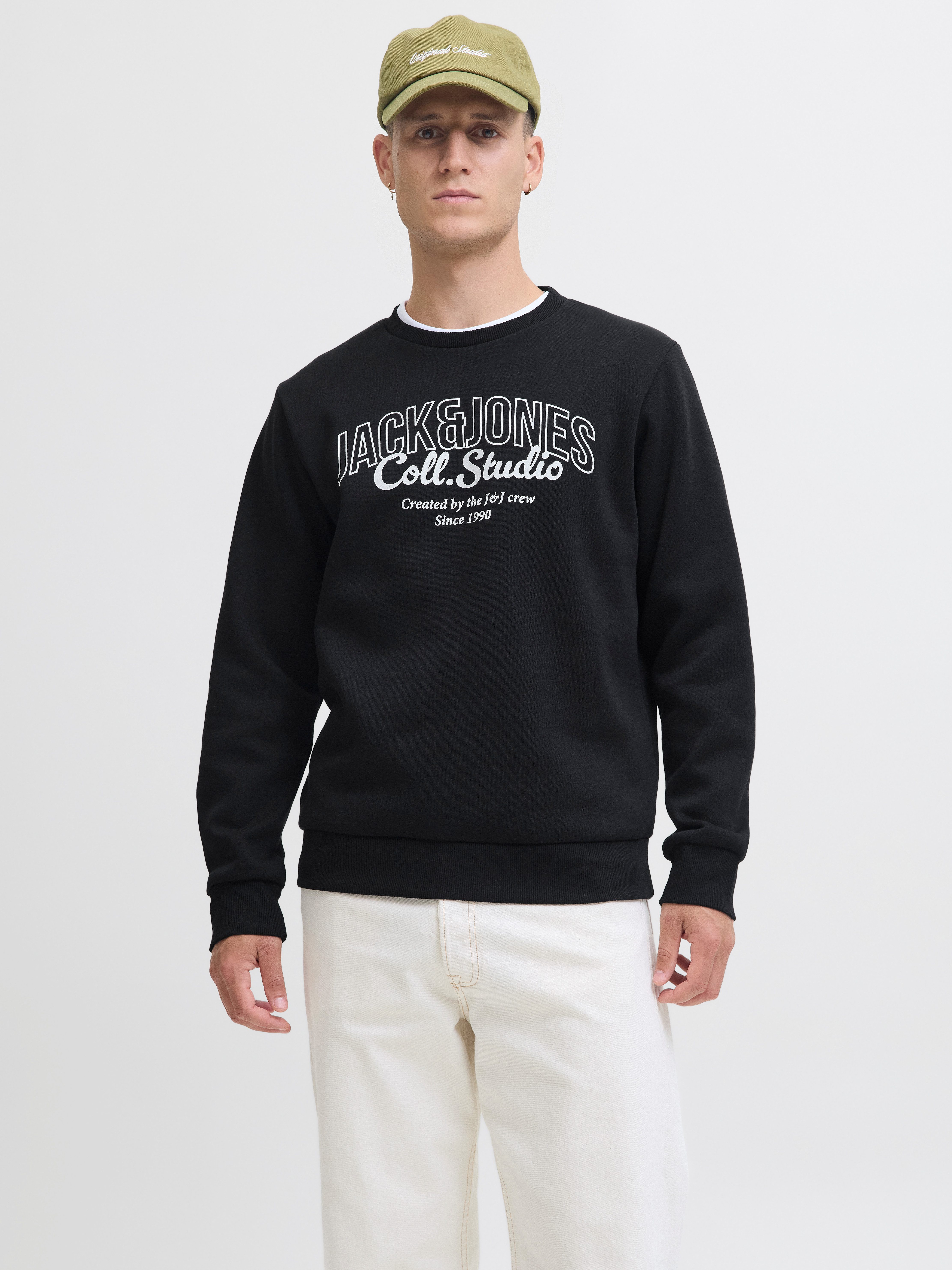 Jack & Jones Sweatshirt JJMAKOTO SWEAT CREW NECK günstig online kaufen