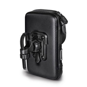 Hama Handyhülle Smartphone-Tasche "Multi" als Lenkertasche fürs Fahrrad, - Klemmhalterung, Wasserabweisend - Material Kunststoff - Rohr: 4 cm