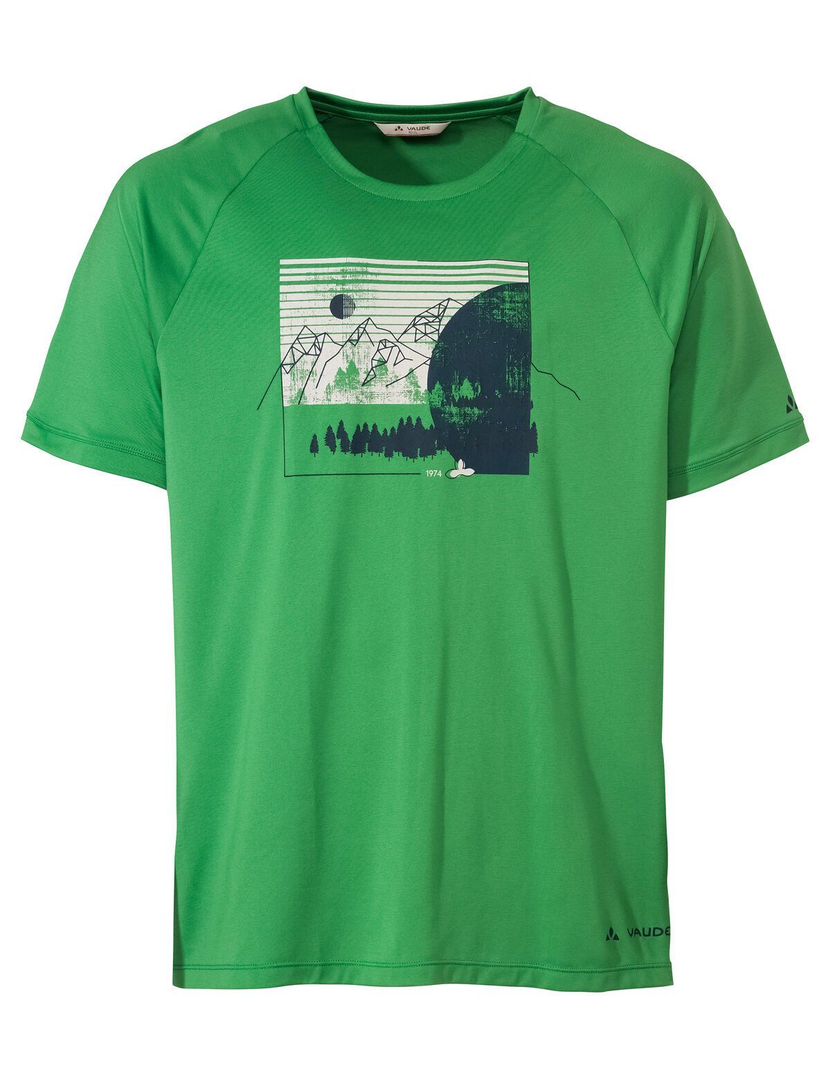 VAUDE T-Shirt Men's Gleann T-Shirt II (1-tlg) Grüner Knopf