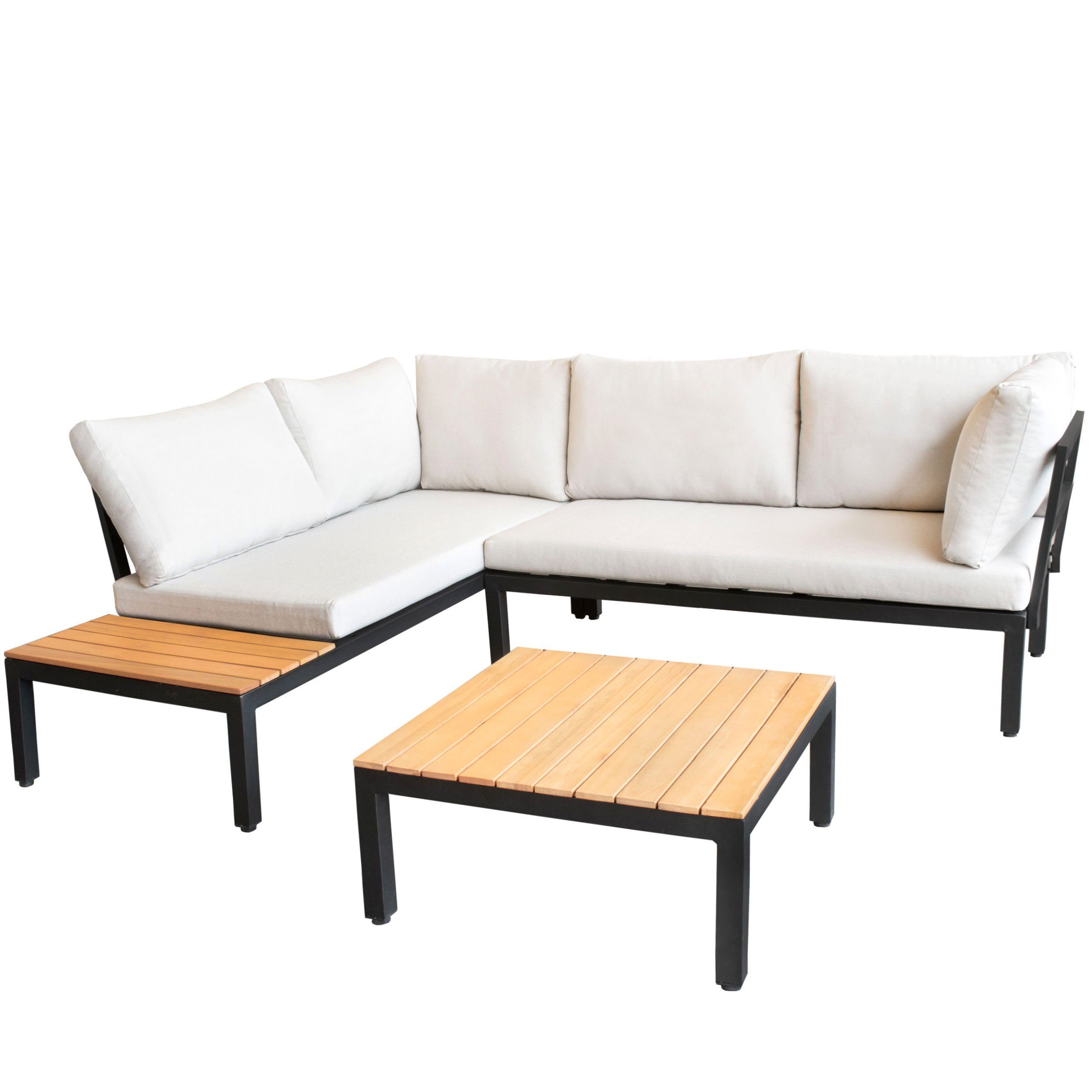 osoltus Gartenlounge-Set osoltus Aluminium Eck Lounge Set Sofa Ecklounge  Gartenlounge Domaso