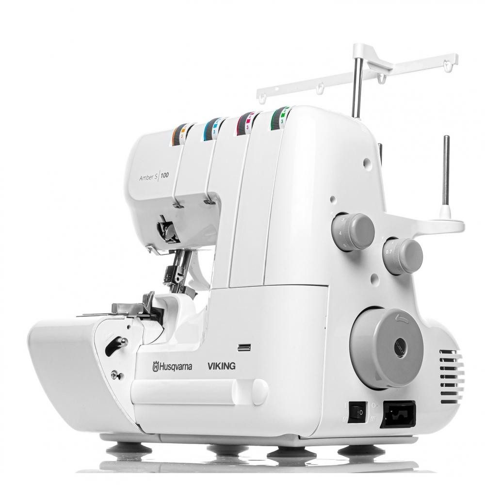 Husqvarna Viking Overlock-Nähmaschine - Amber S100 4-Faden Overlock