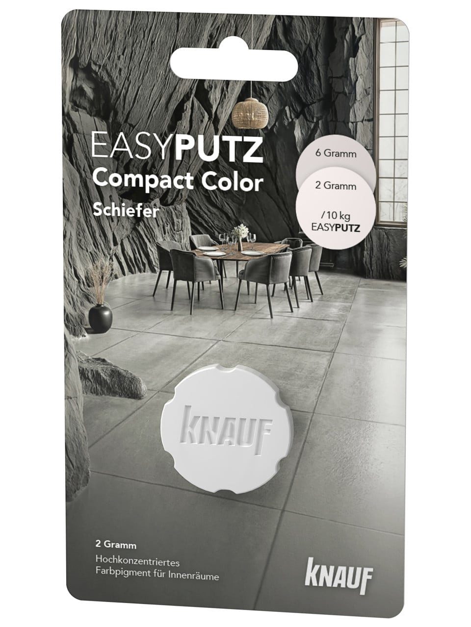 KNAUF Gips-Kalk-Putz Knauf Farbpigment Compact Color schiefer 2 g
