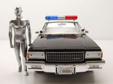 GREENLIGHT collectibles Modellauto Chevrolet Caprice Metropolitan Police 1987 Terminator 2 mit T-1000, Maßstab 1:18