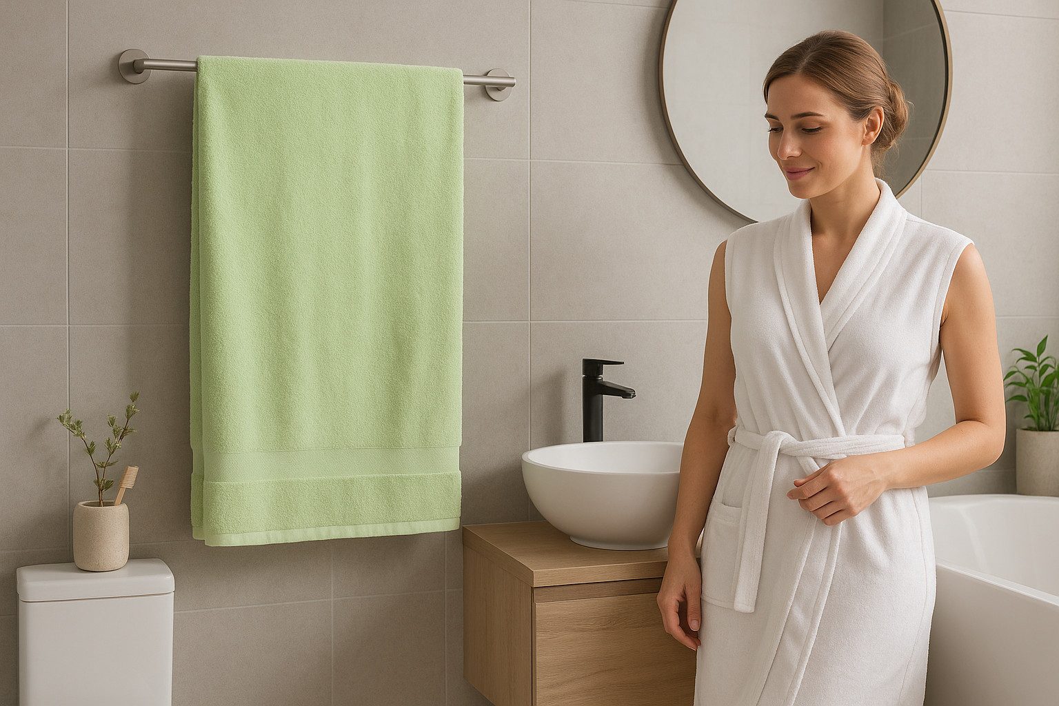 Betz Badetuch 2 Stück Badetücher PALERMO Größe 100 x 200 cm, 100% Baumwolle (Set), Badetuch