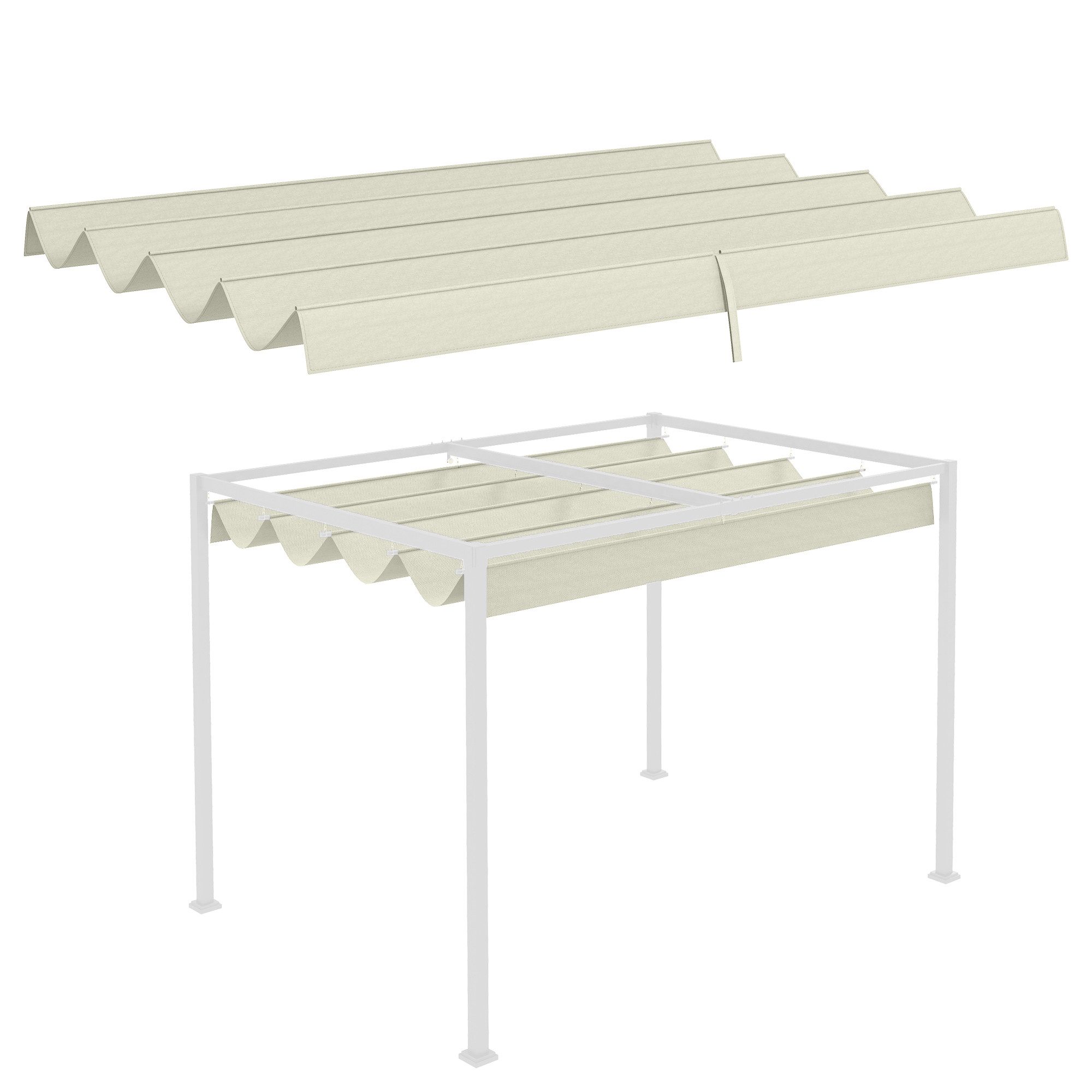 Outsunny Pavillon-Ersatzdach für 2,85 x 2 günstig online kaufen
